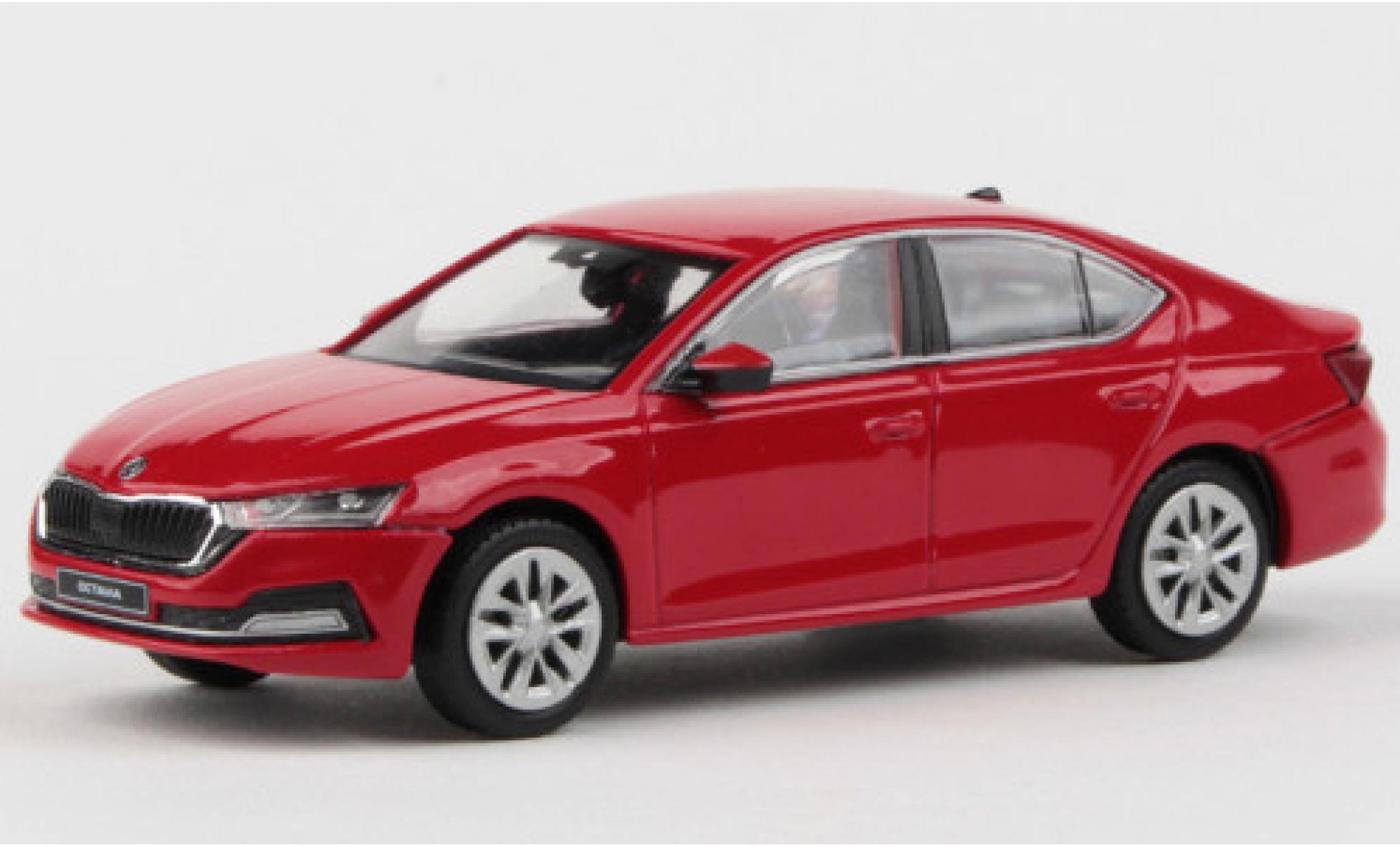 Skoda Octavia 1/43 Abrex IV rosso 2020 modellino in miniatura