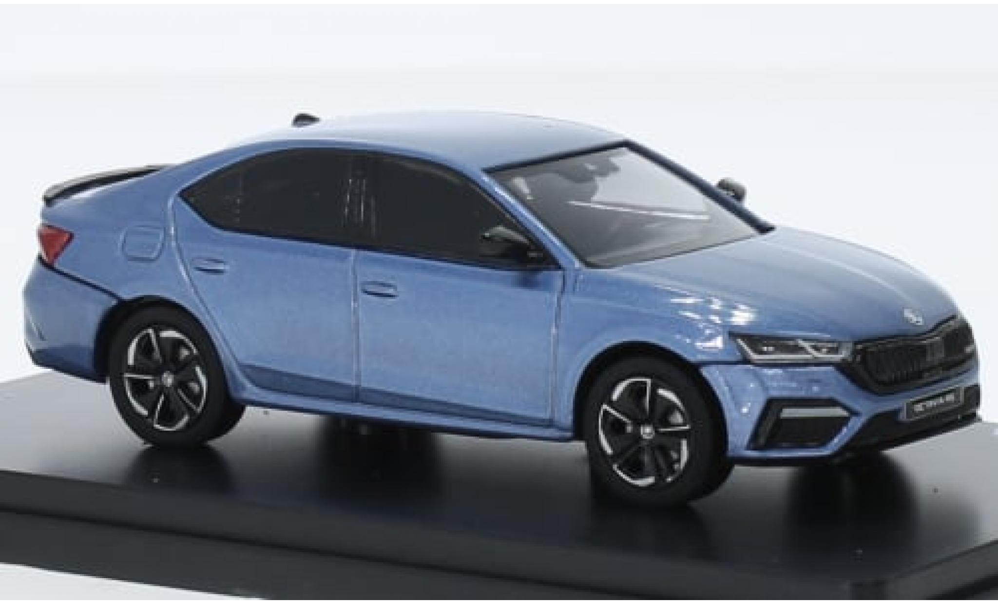 Skoda Octavia 1/43 Abrex IV RS metallise blau 2020 1:43 modellino in miniatura
