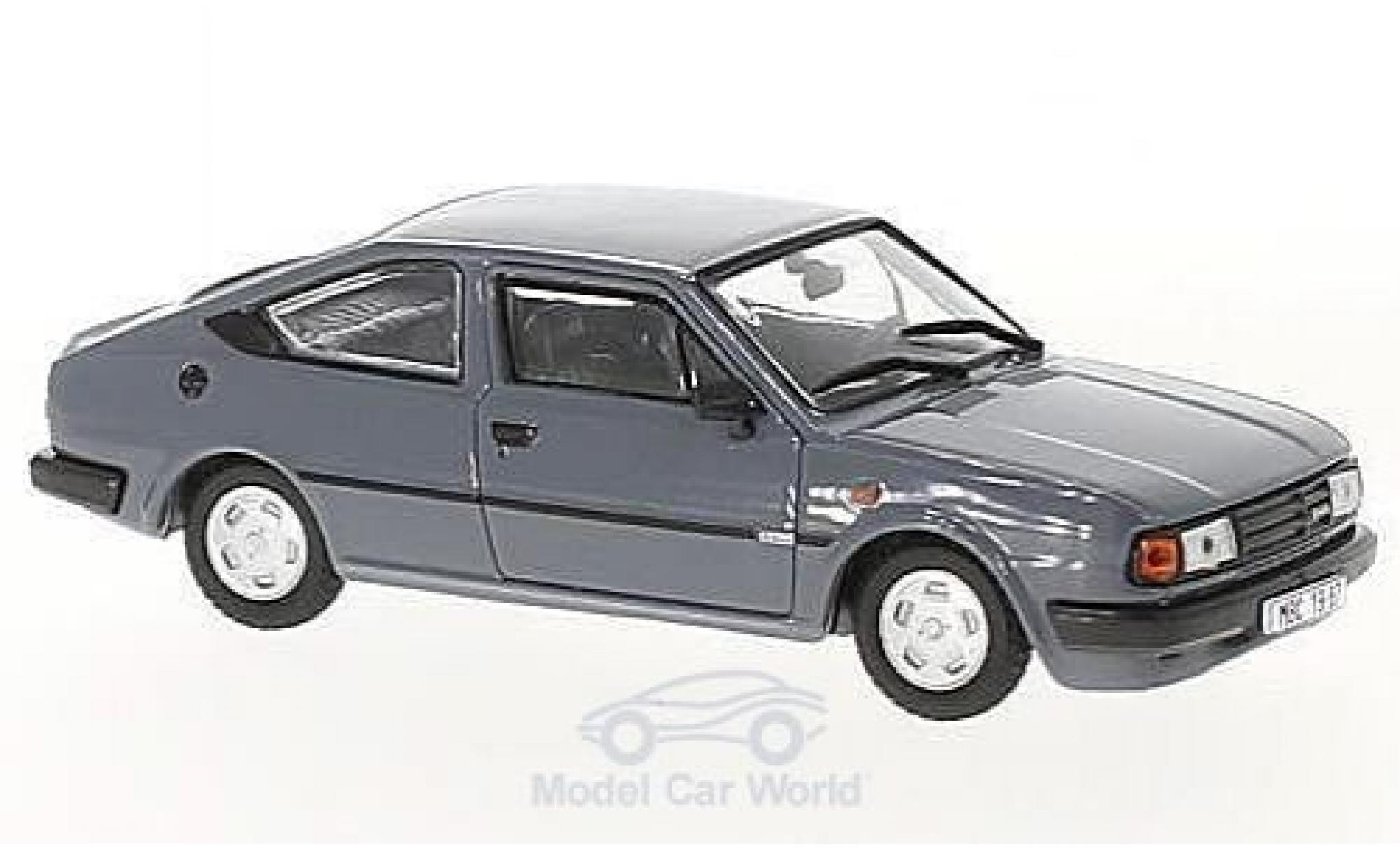 Skoda Rapid 1/43 Abrex 136 grigio 1987 modellino in miniatura