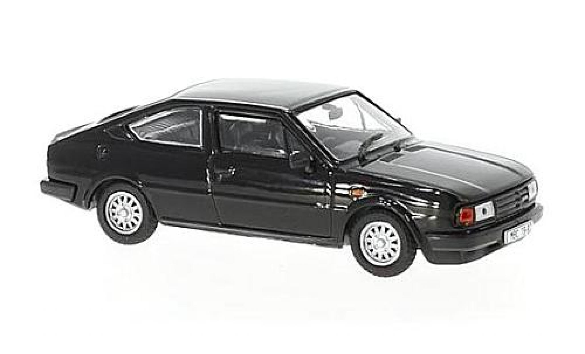 Skoda Rapid 1/43 Abrex 136 nero RHD 1987 modellino in miniatura