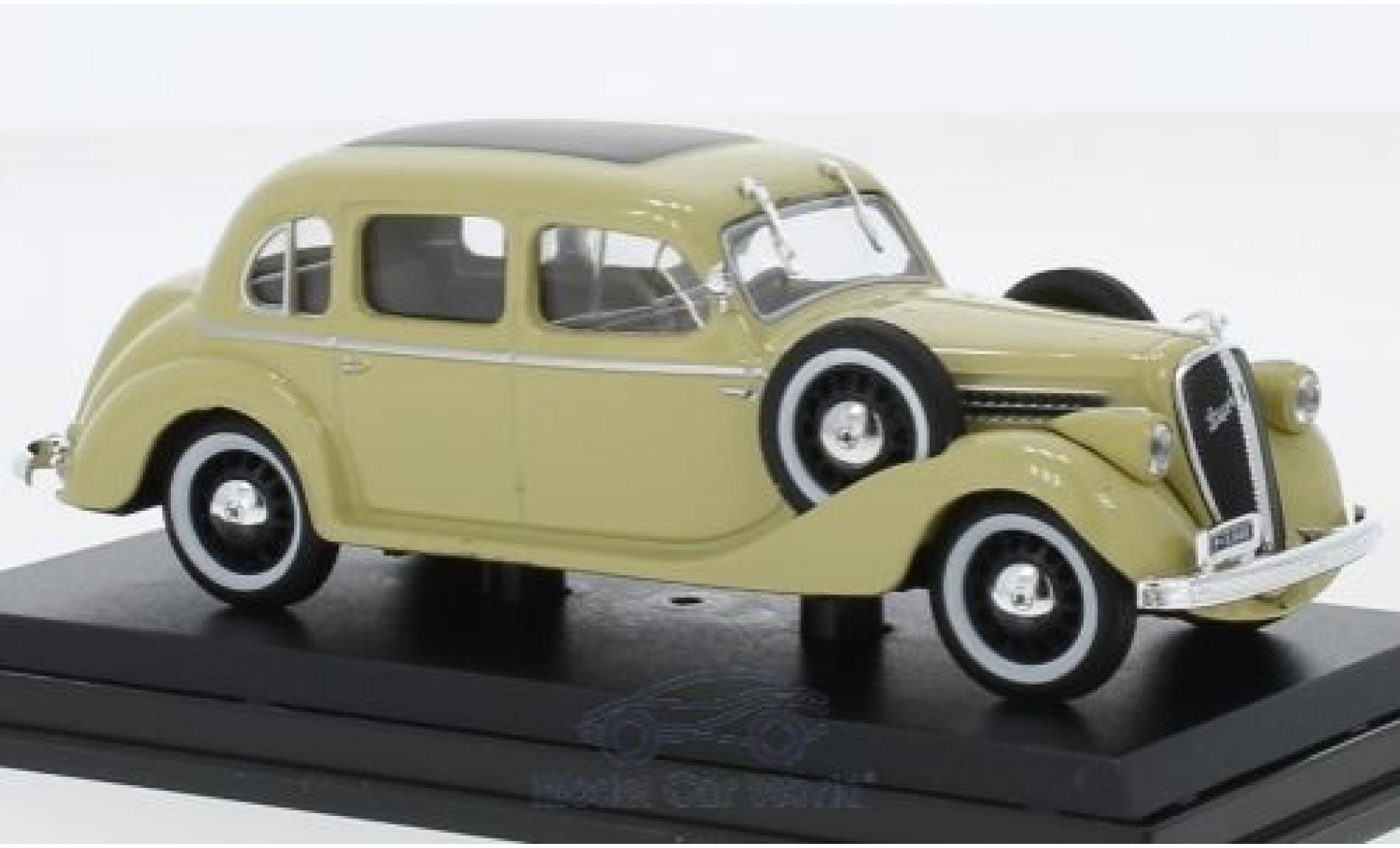 Skoda Superb 1/43 Abrex 913 beige 1938 modellino in miniatura