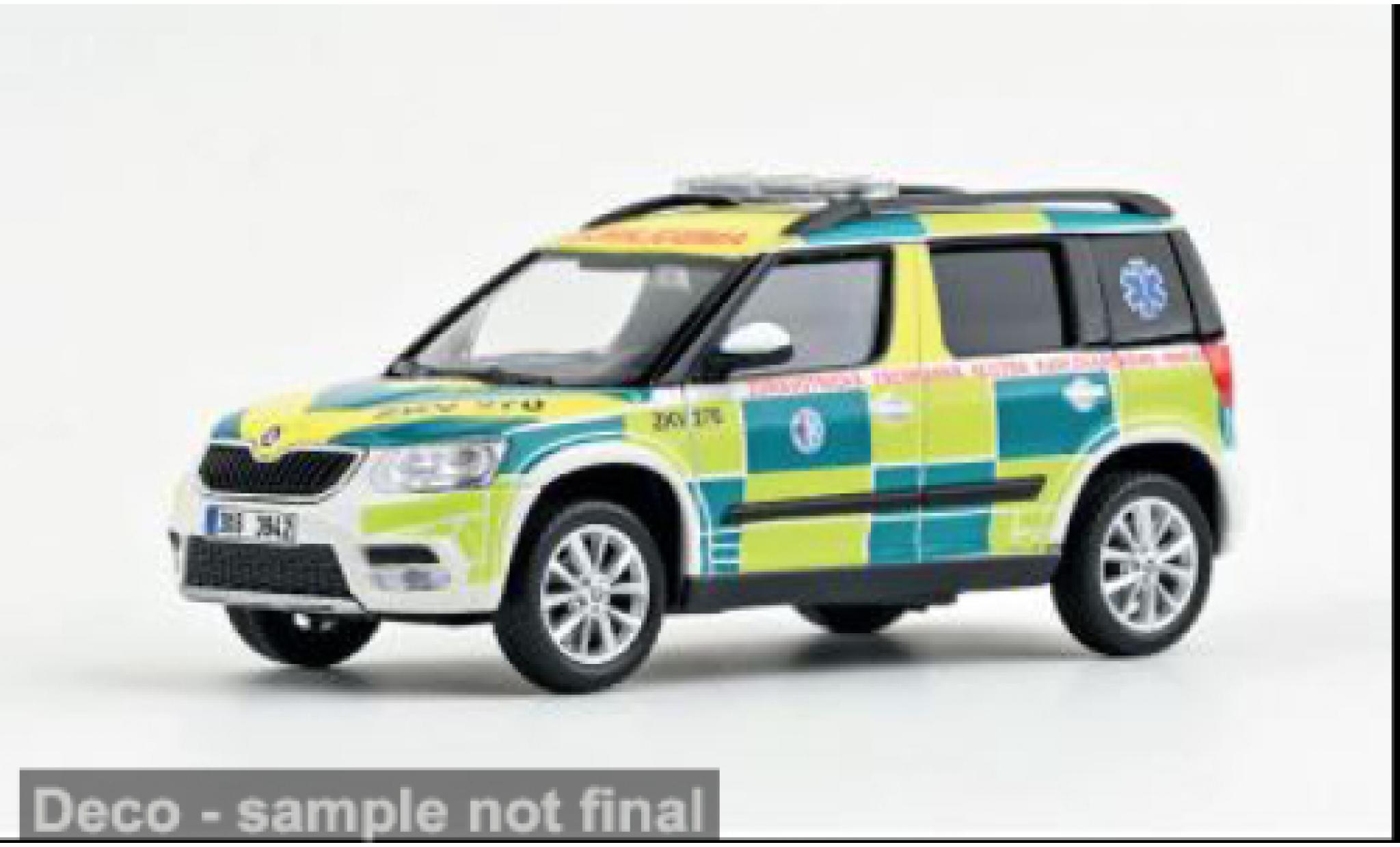 Skoda Yeti 1/43 Abrex FL 2013 EMS Of Karlovy Vary Region #270 1:43 modellino in miniatura