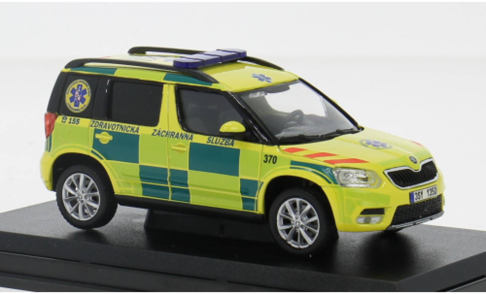 Skoda Yeti 1/43 Abrex FL 2013 ZZS Středočeského Kraje #370 1:43 modellino in miniatura