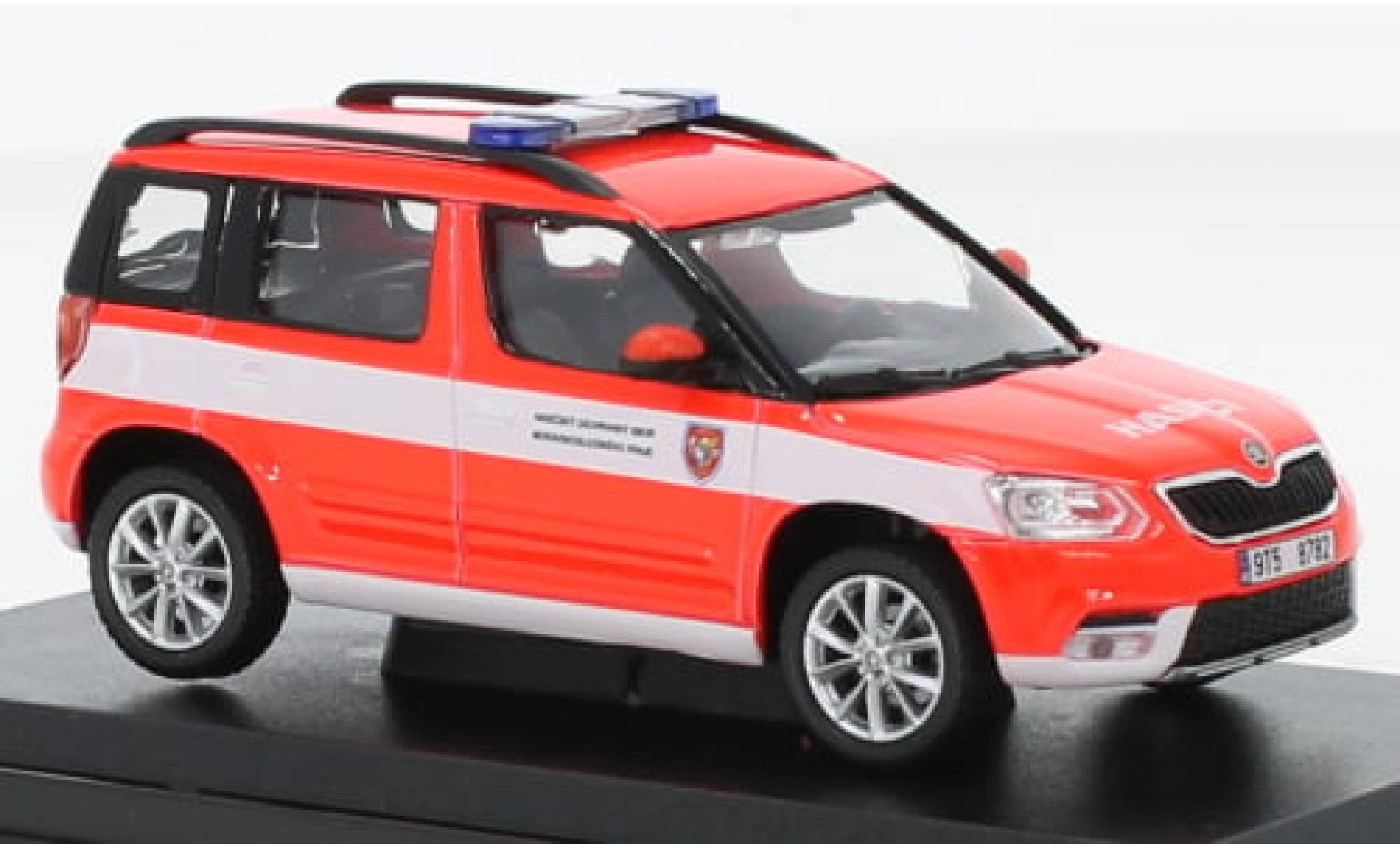 Skoda Yeti 1/43 Abrex FL HZS Moravskoslezskeho Kraje 2013 1:43 modellino in miniatura