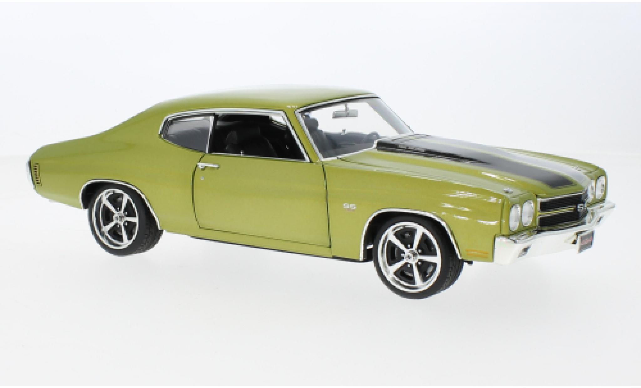 Chevrolet Chevelle 1/18 ACME SS Restomod metallise la chaux 1970 modellino in miniatura