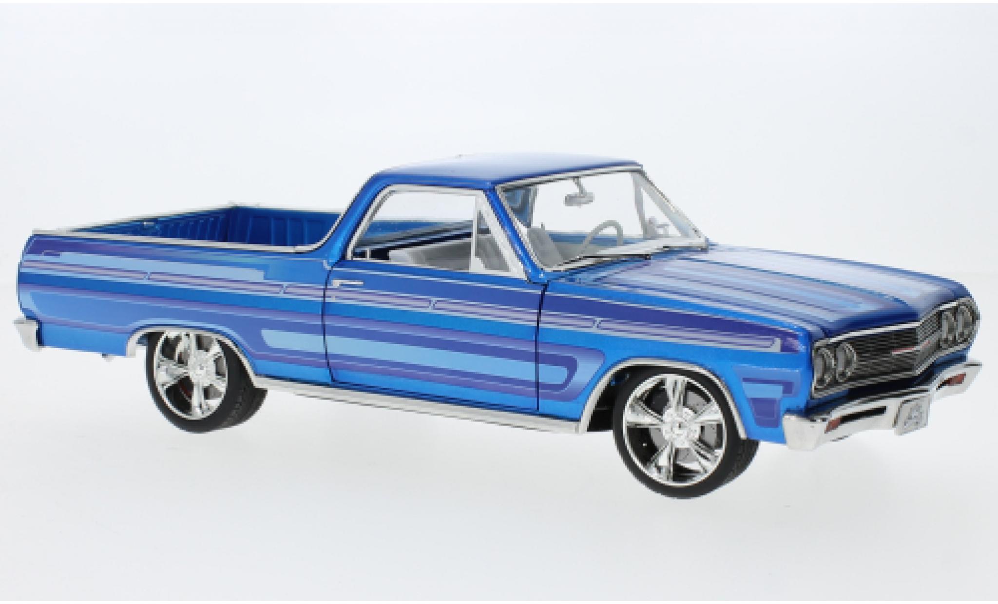 Chevrolet El Camino 1/18 ACME blu/Décorer 1965 modellino in miniatura