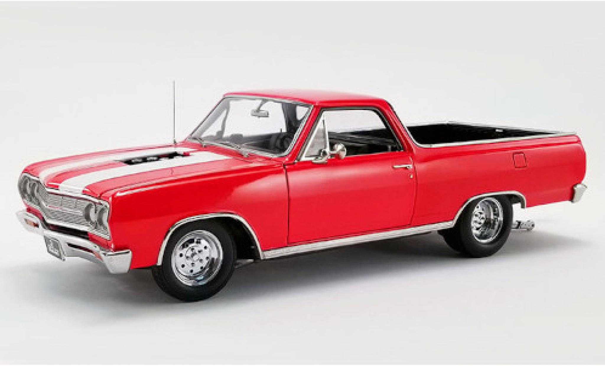 Chevrolet El Camino 1/18 ACME Drag Outlaw rosso/bianco 1965 modellino in miniatura