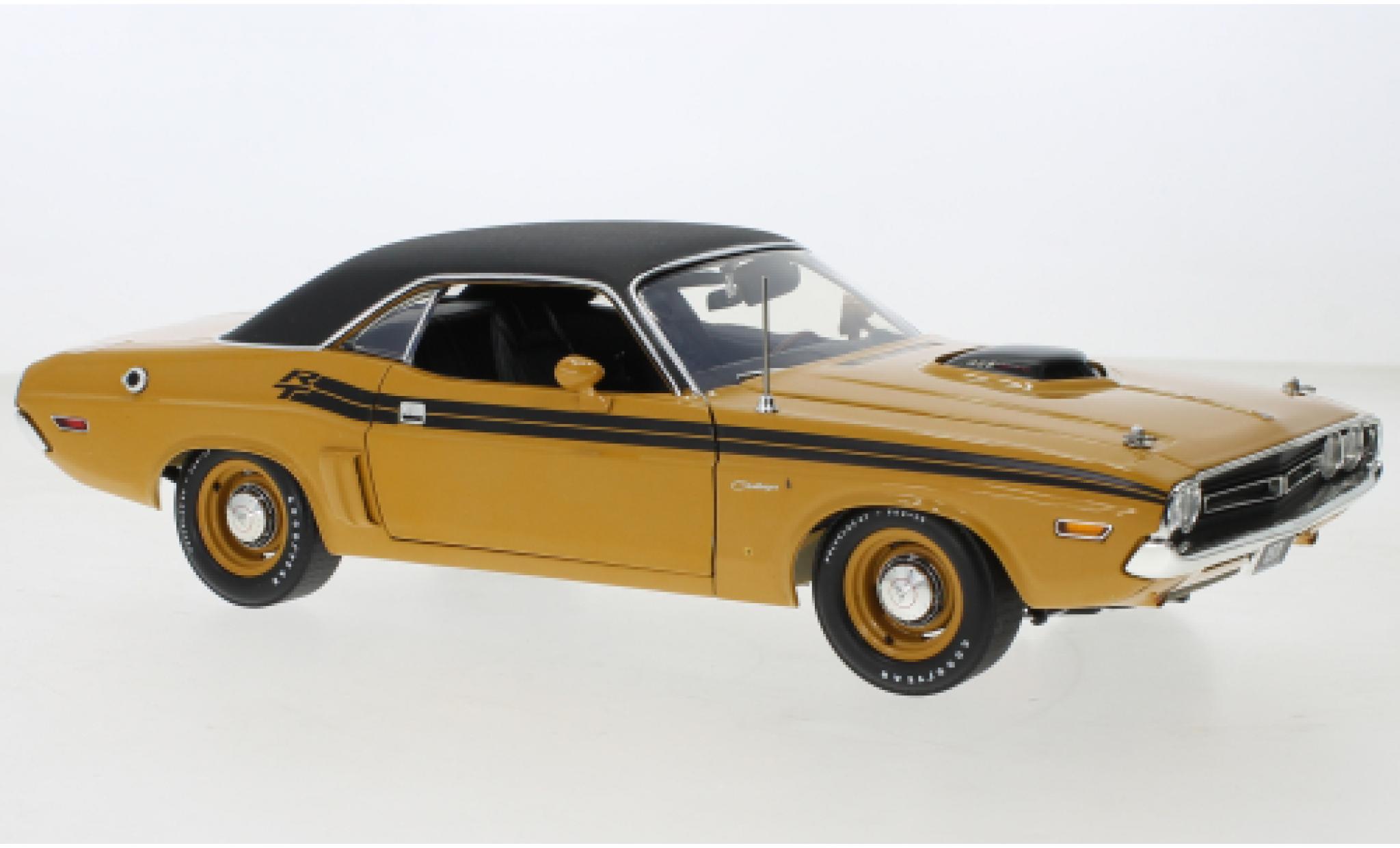 Dodge Challenger 1/18 ACME R/T Hemi marroneee/nero 1971 modellino in miniatura