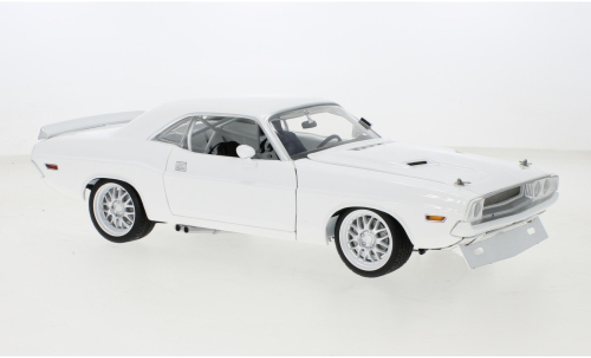 Dodge Challenger 1/18 ACME bianco Kowalski 1970 modellino in miniatura