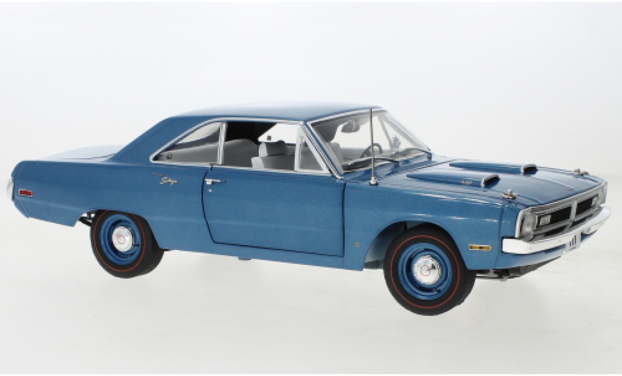 Dodge Dart 1/18 ACME Swinger metallise blu 1970 modellino in miniatura