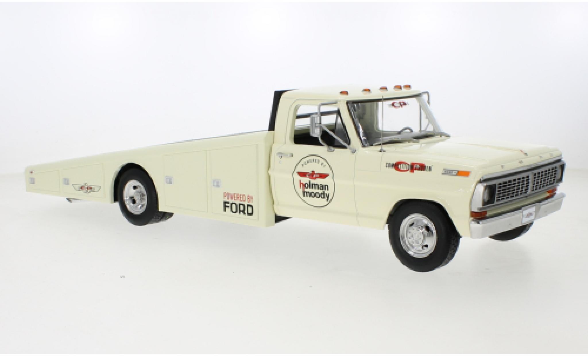 Ford F-350 1/18 ACME Ramp Truck Holman Moody Racing 1970 modellino in miniatura