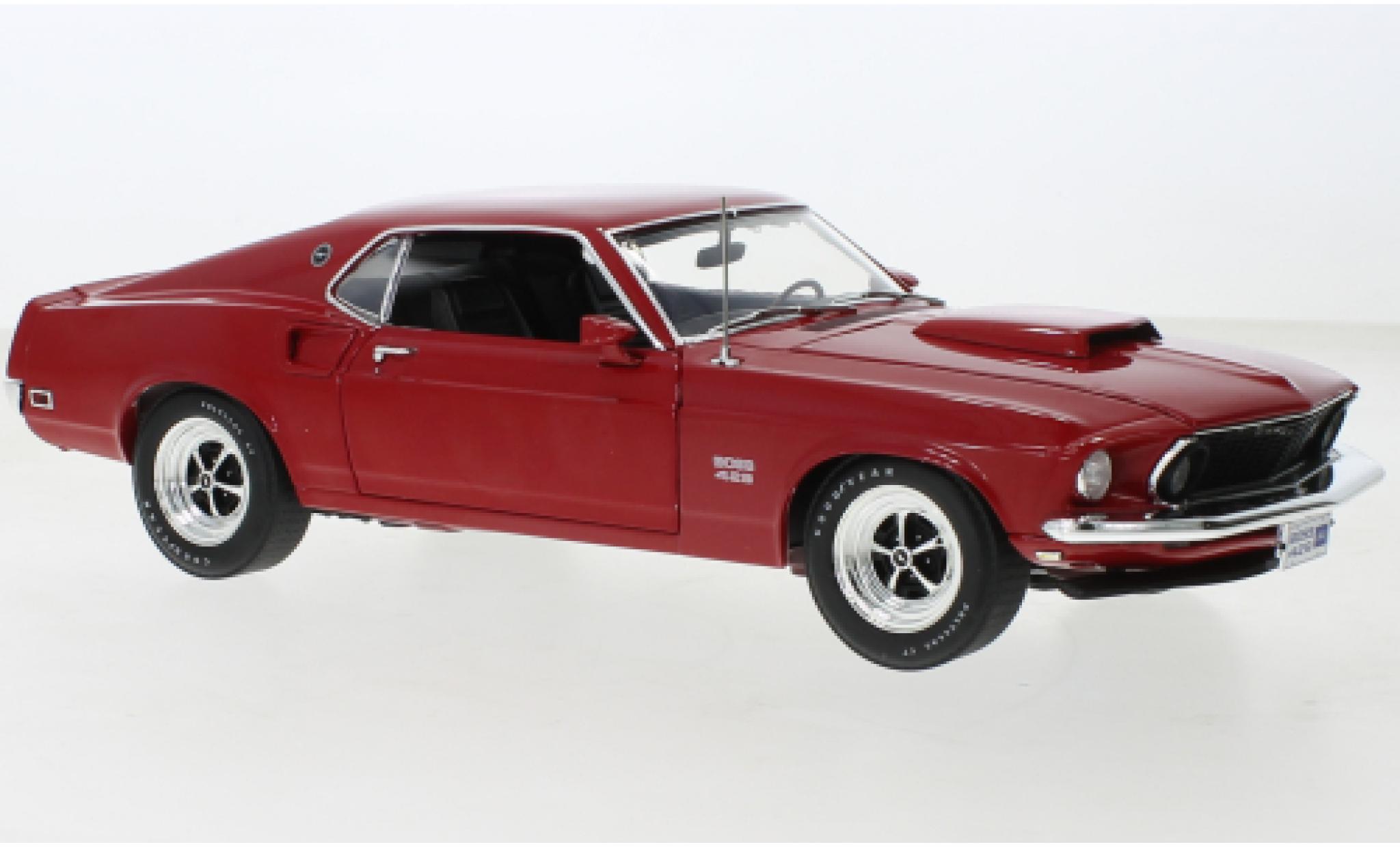 Ford Mustang 1/18 ACME Boss 429 metallise rosso 1969 modellino in miniatura