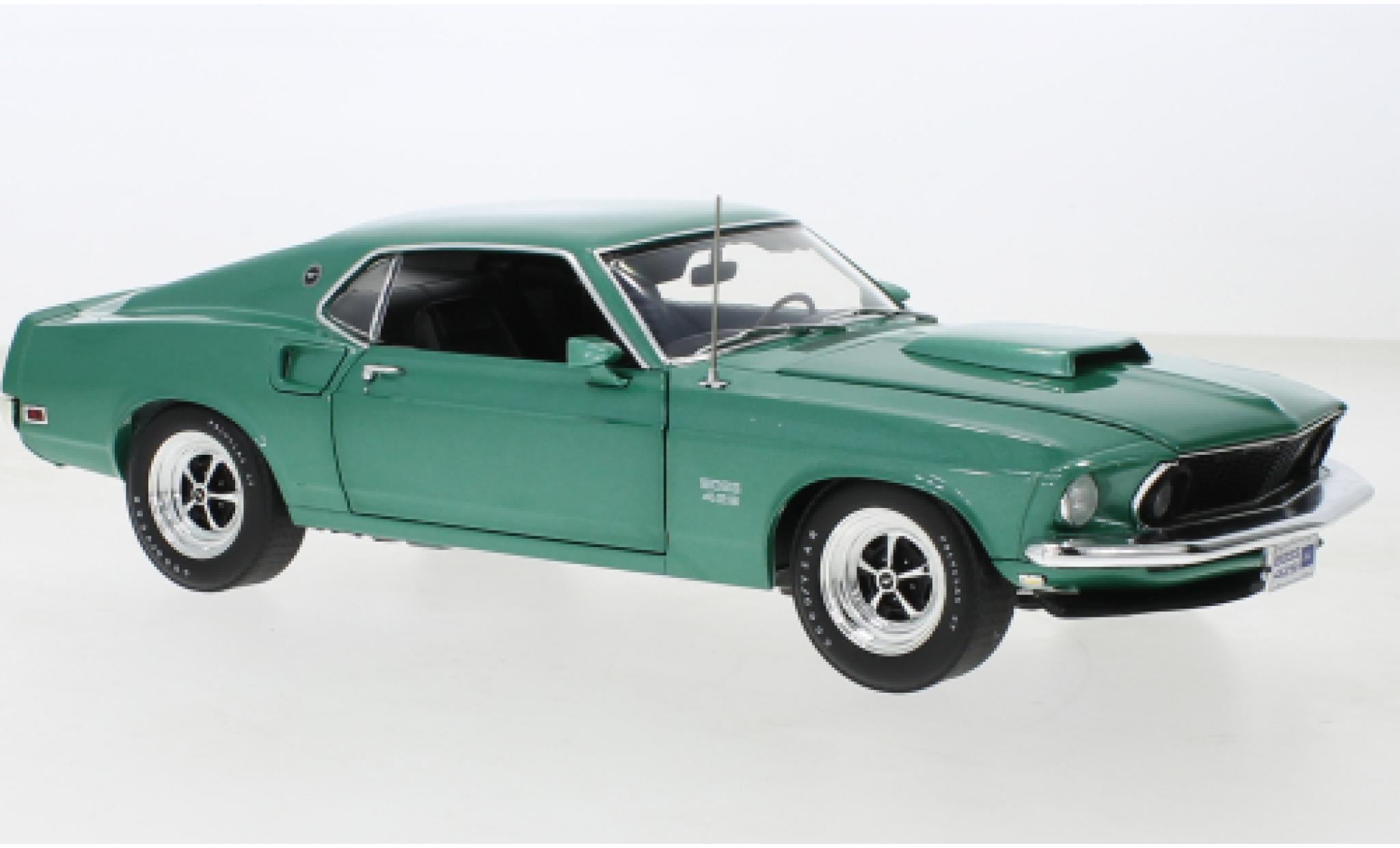 Ford Mustang 1/18 ACME Boss 429 metallise verde 1969 modellino in miniatura