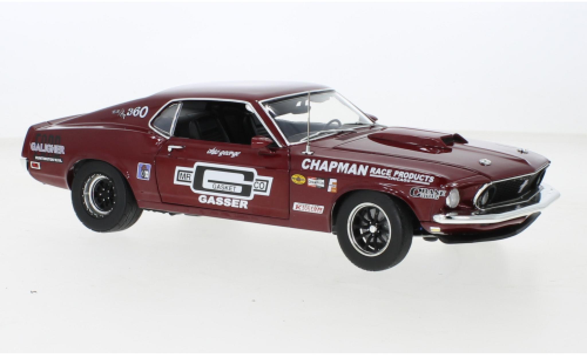 Ford Mustang 1/18 ACME Boss 429 Mr. Gasket Drag Outlaws 1969 modellino in miniatura