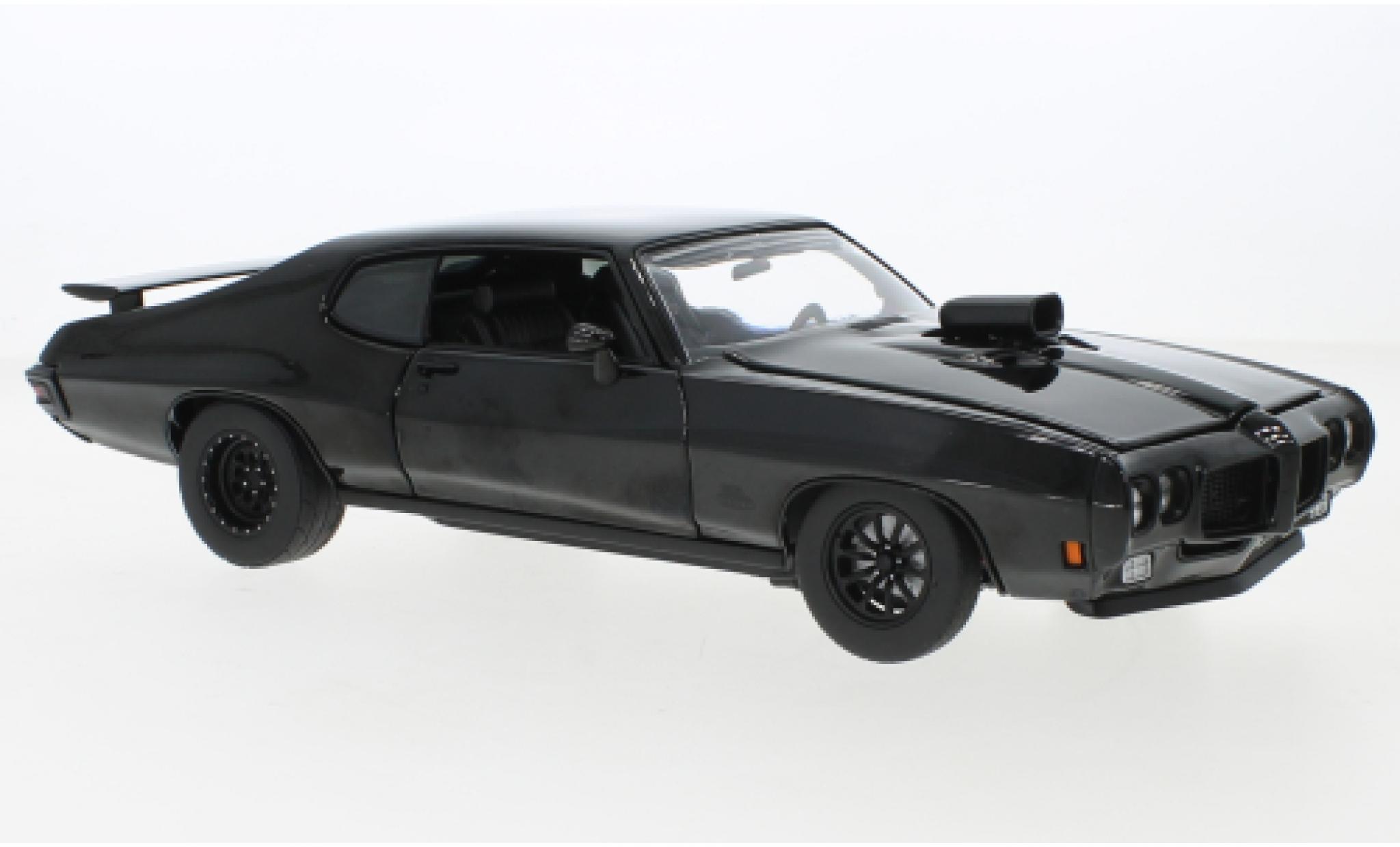 Pontiac GTO 1/18 ACME Judge Justified nero Drag Outlaws 1970 modellino in miniatura