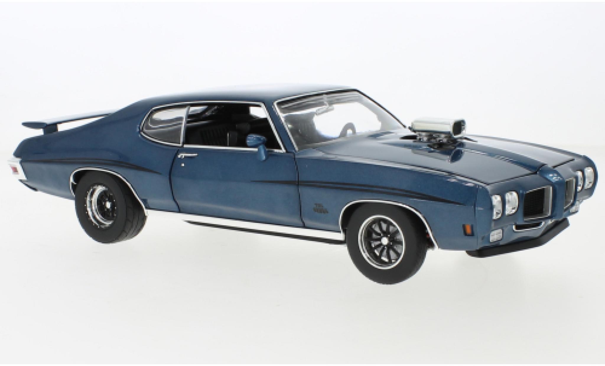 Pontiac GTO 1/18 ACME Judge metallise blu Drag Outlaws 1970 modellino in miniatura