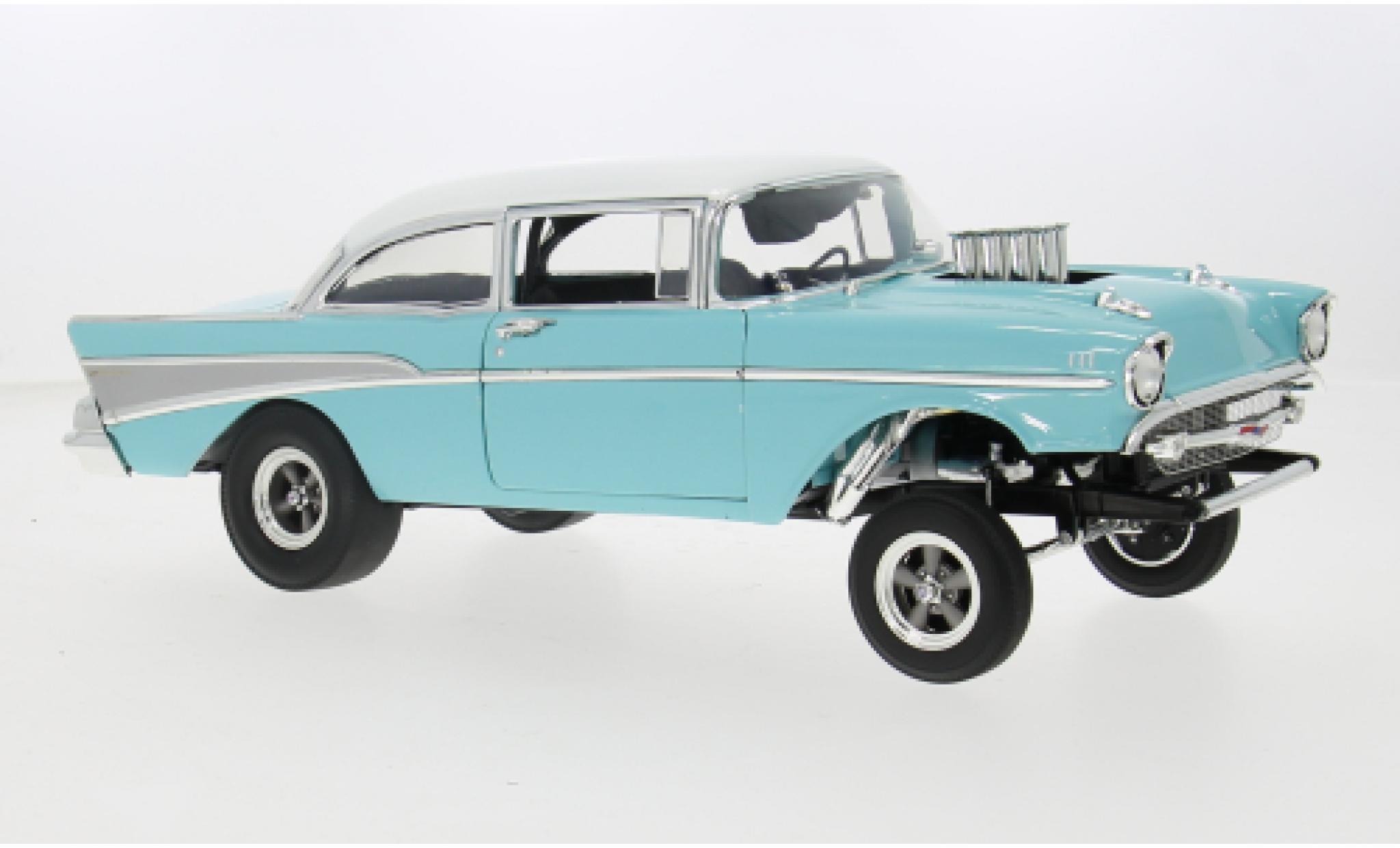 Chevrolet Bel Air 1/18 ACME türkis/weiss 1957 1:18 modellino in miniatura
