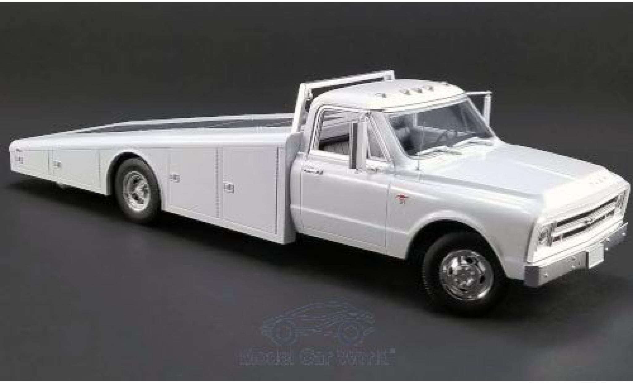 Chevrolet C-30 1/18 ACME Ramp Truck bianco 1967 modellino in miniatura