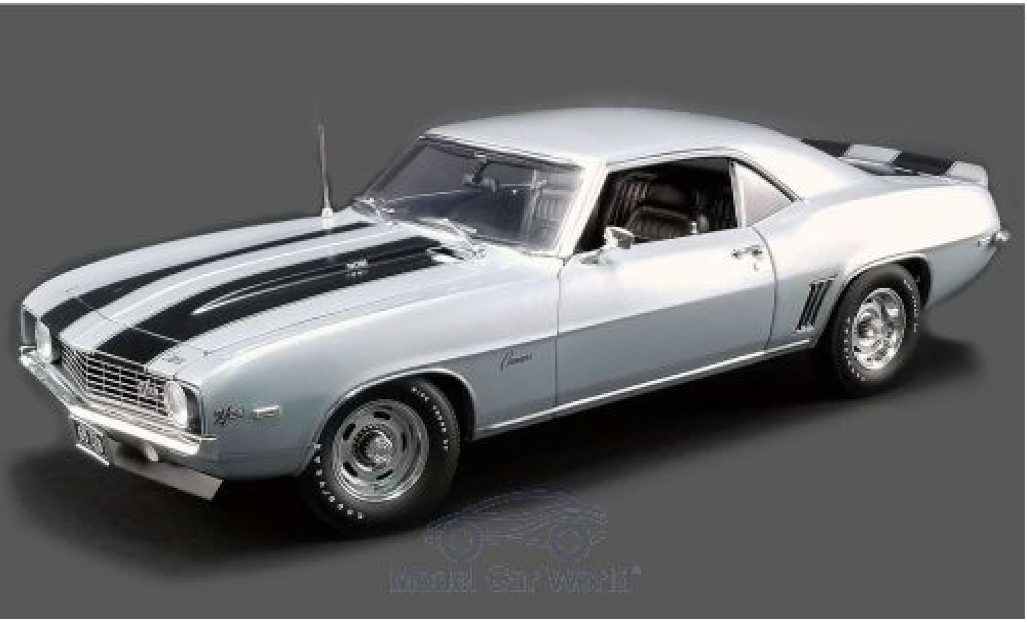 Chevrolet Camaro 1/18 ACME Z28 grigio/nero 1969 modellino in miniatura