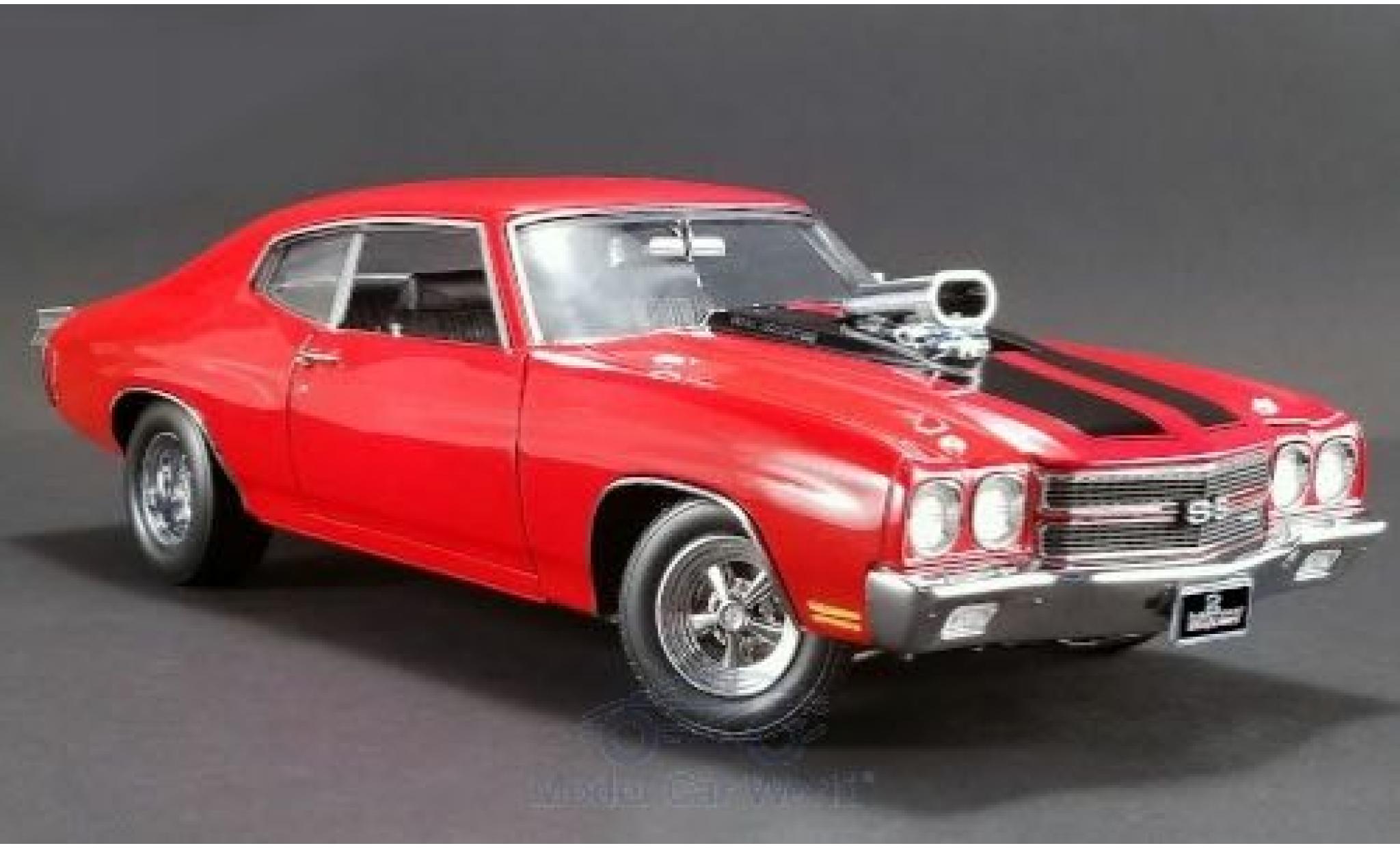 Chevrolet Chevelle 1/18 ACME SS Drag Outlaws rosso/nero 1970 modellino in miniatura