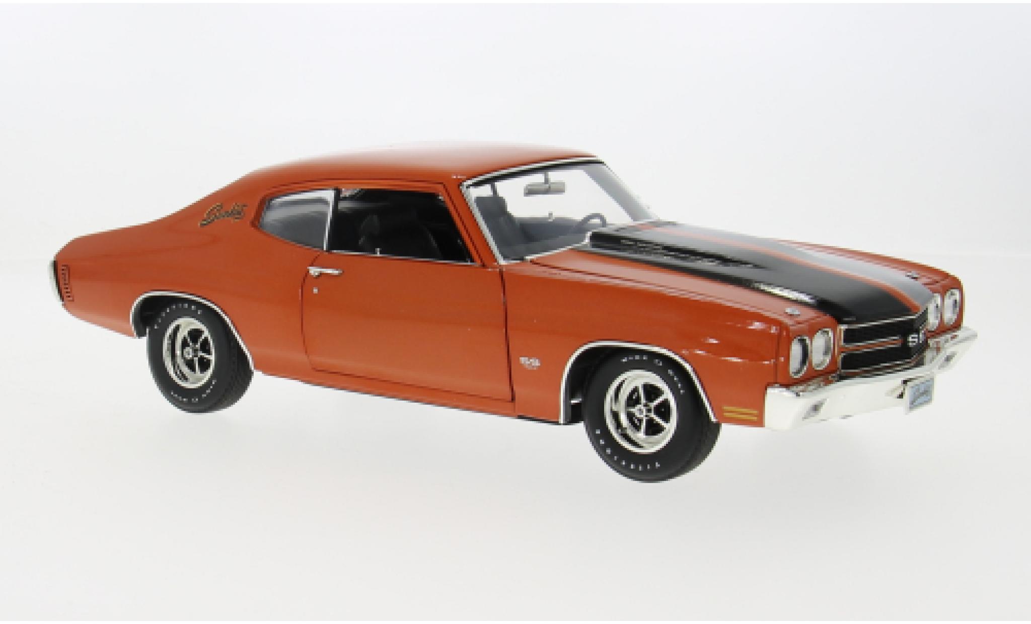 Chevrolet Chevelle 1/18 ACME SS orange/schwarz 1970 1:18 modellino in miniatura