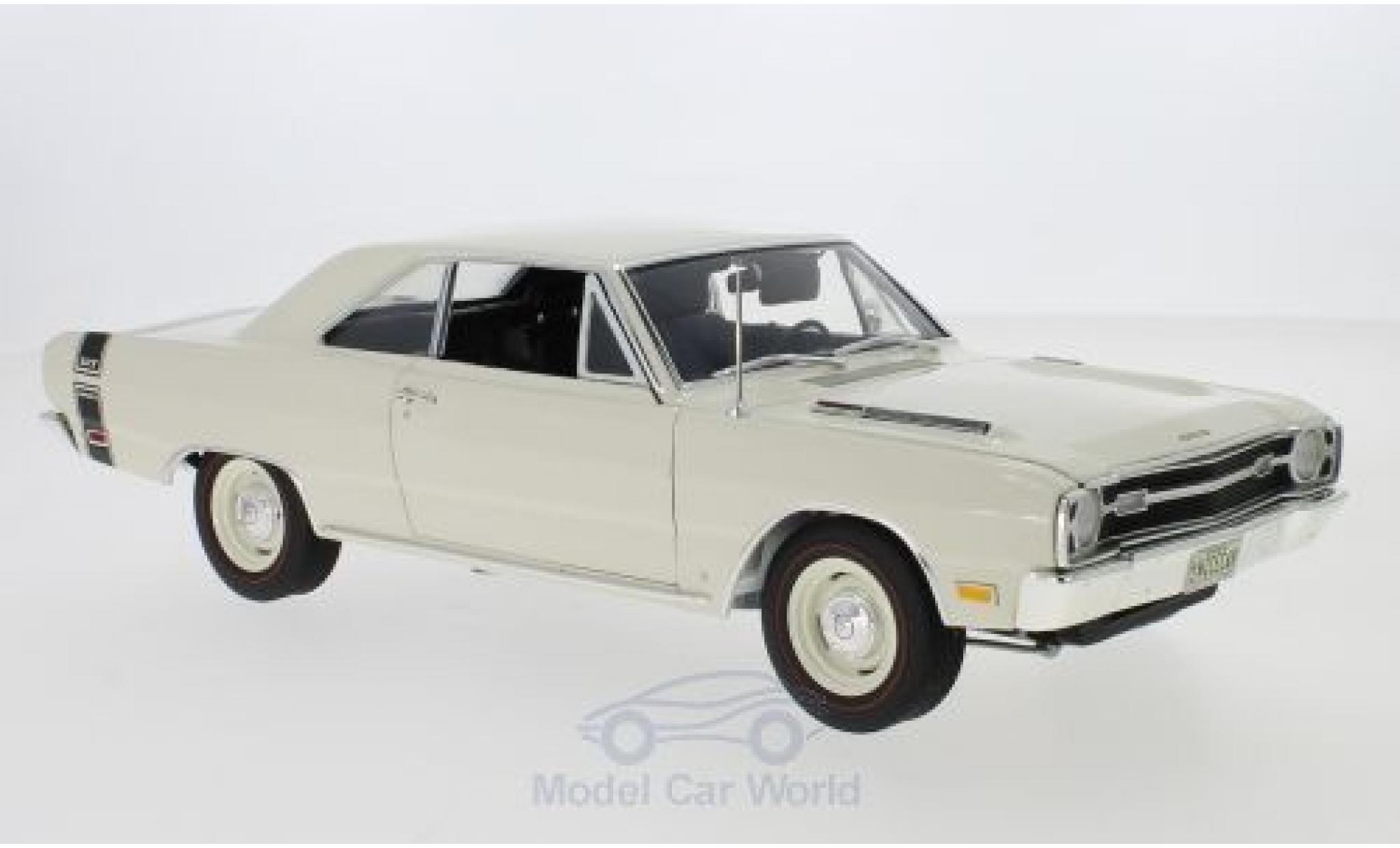 Dodge Dart 1/18 ACME GTS 440 bianco/nero 1969 modellino in miniatura