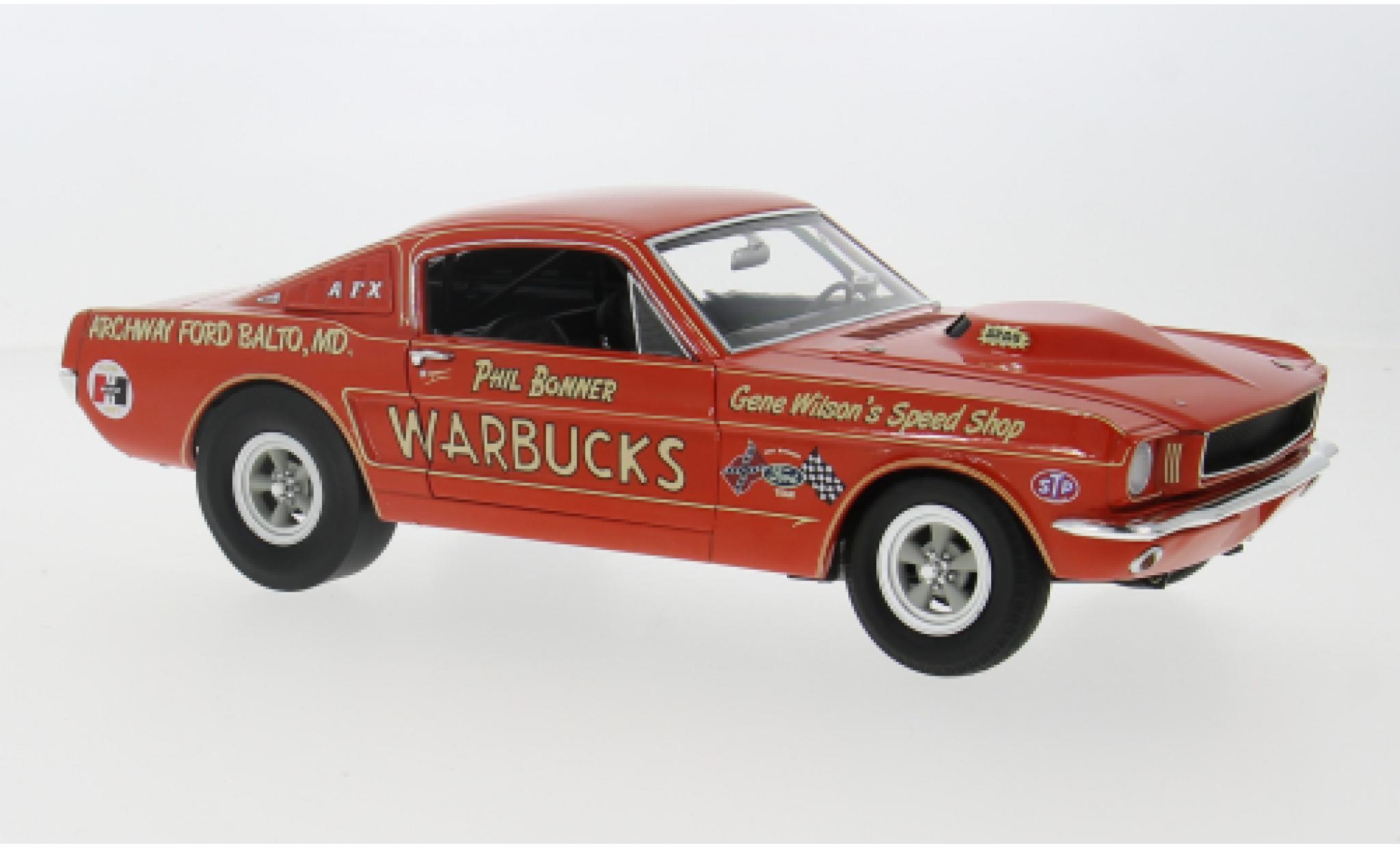 Ford Mustang 1/18 ACME A/FX 1965 Warbucks Phil Bonner 1:18 modellino in miniatura