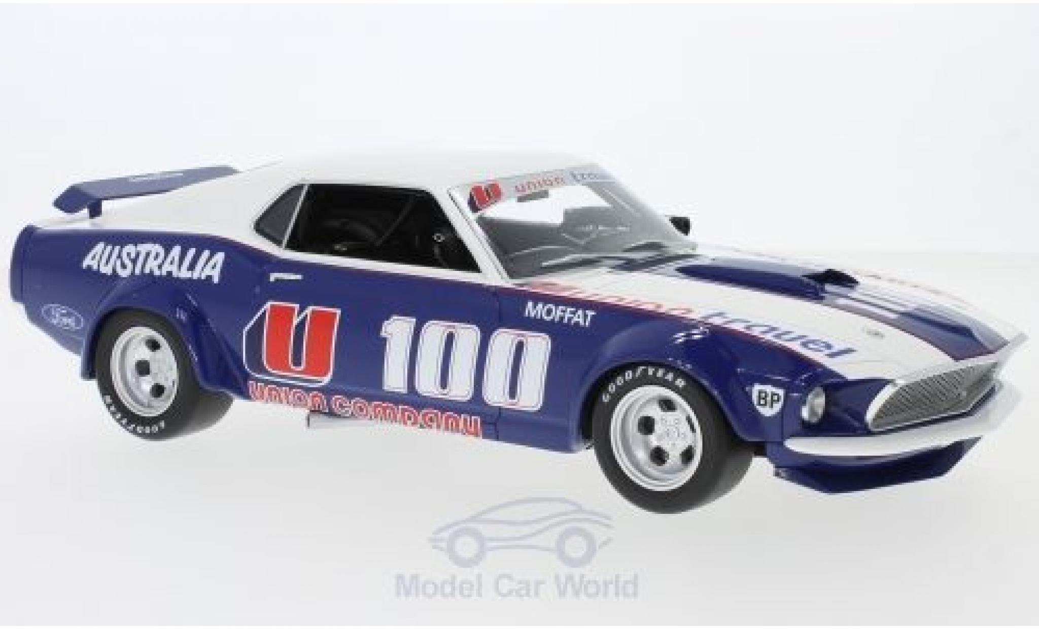 Ford Mustang 1/18 ACME Boss 302 Trans Am No.100 1969 A.Moffat modellino in miniatura