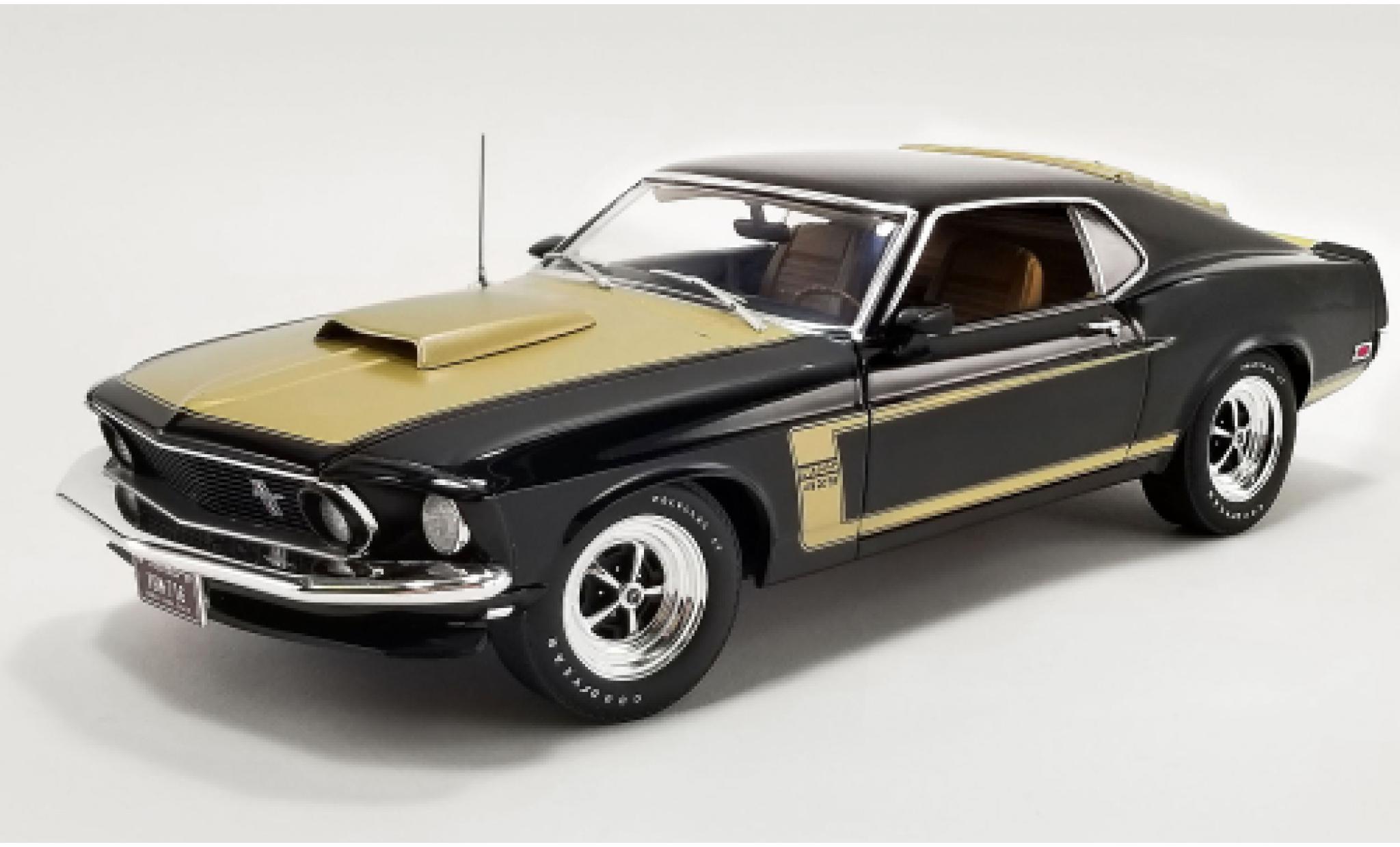 Ford Mustang 1/18 ACME Boss 429 Prossootype nero/gold 1969 modellino in miniatura