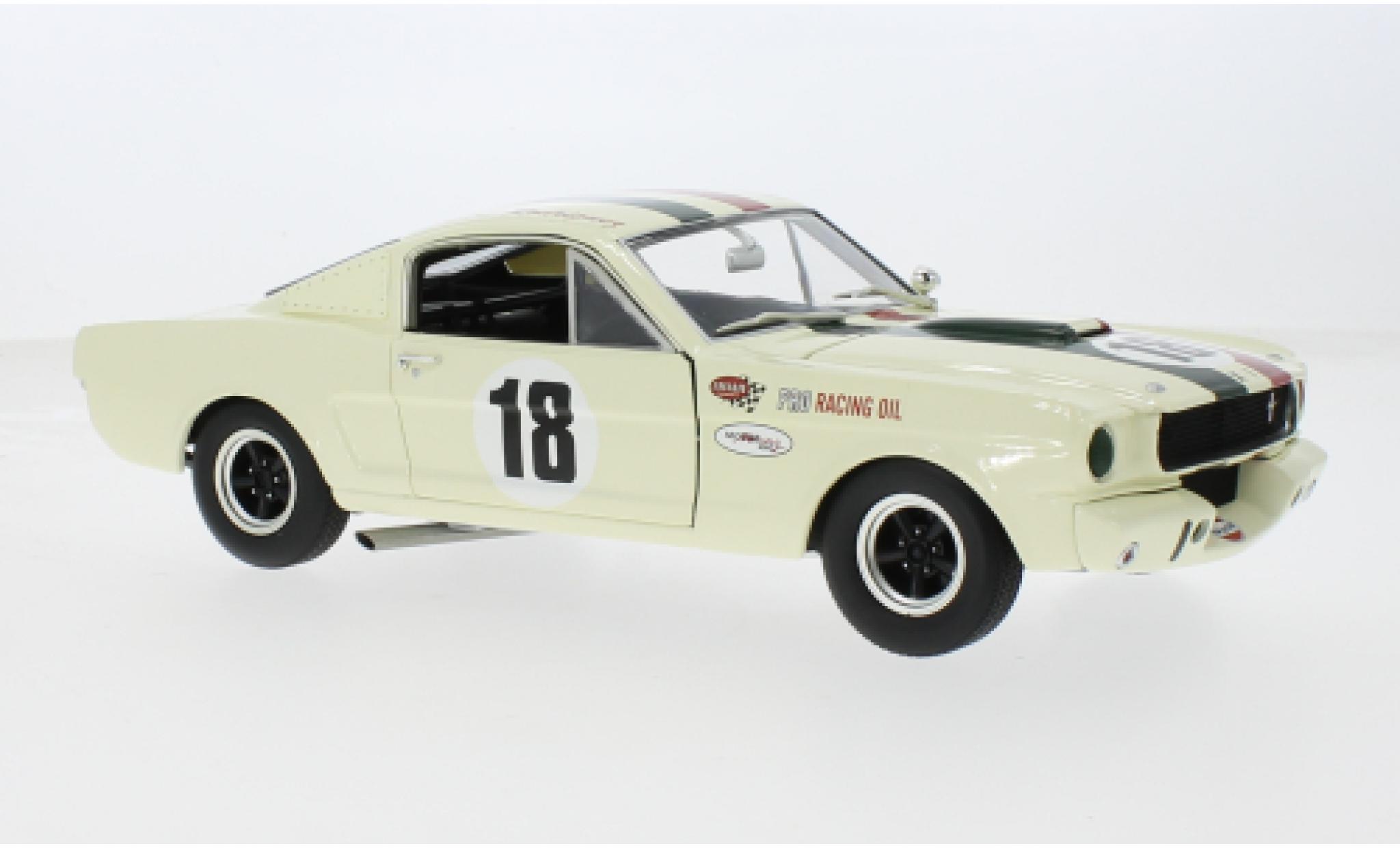 Shelby GT 350 1/18 ACME Ford Mustang R weiss/rot No.18 1965 1:18 modellino in miniatura