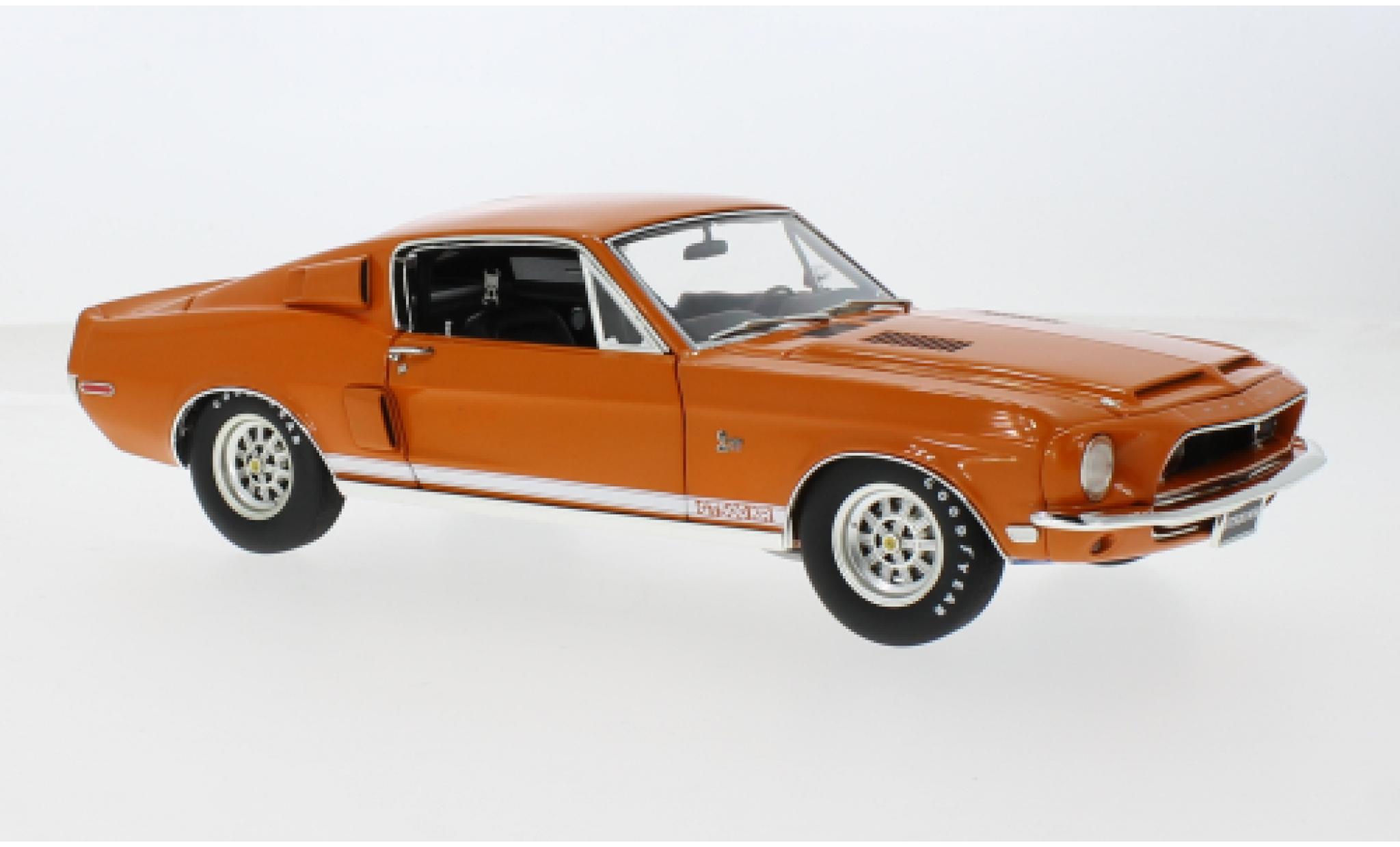 Shelby GT 500 1/18 ACME Ford Mustang KR orange 1968 1:18 modellino in miniatura