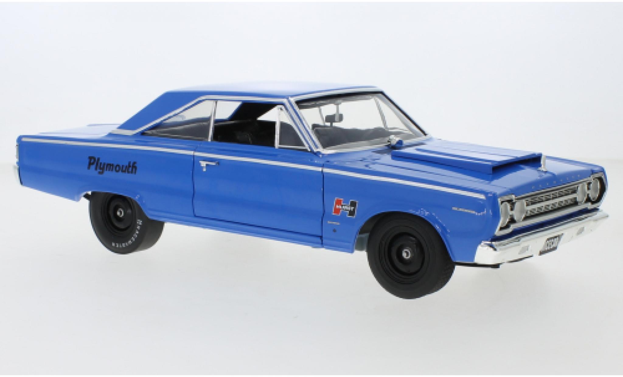 Plymouth Belvedere 1/18 ACME Lightweight Hurst blu/Dekor 1967 Nicecar Exclusive modellino in miniatura