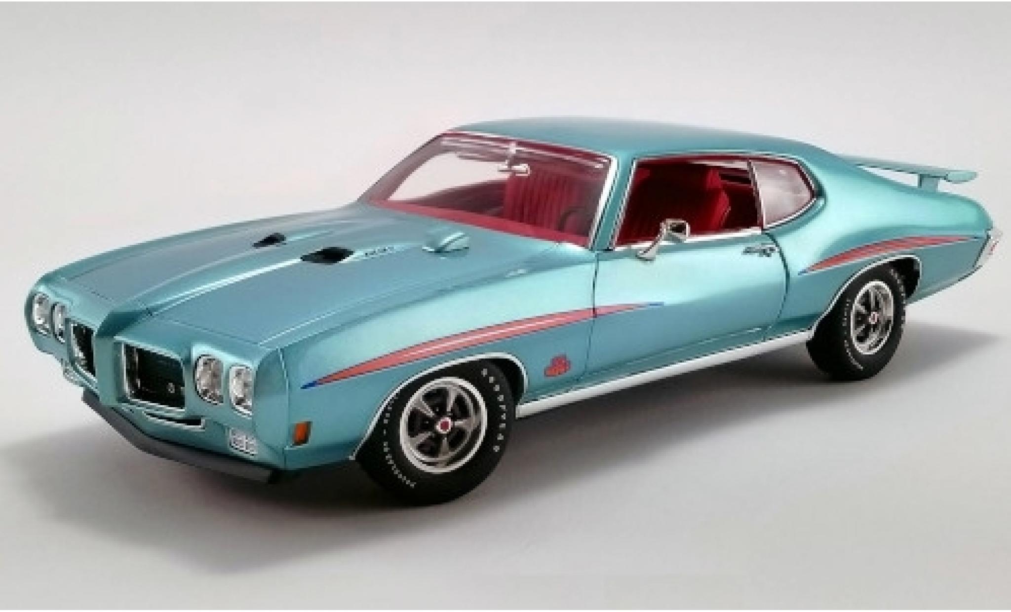Pontiac GTO 1/18 ACME Judge metallico türkis/Dekor 1970 modellino in miniatura