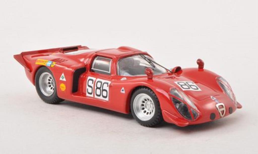 Alfa Romeo 33.2 1/43 Best Coupe No.86 Nurburgring 1969 /De modellino in miniatura