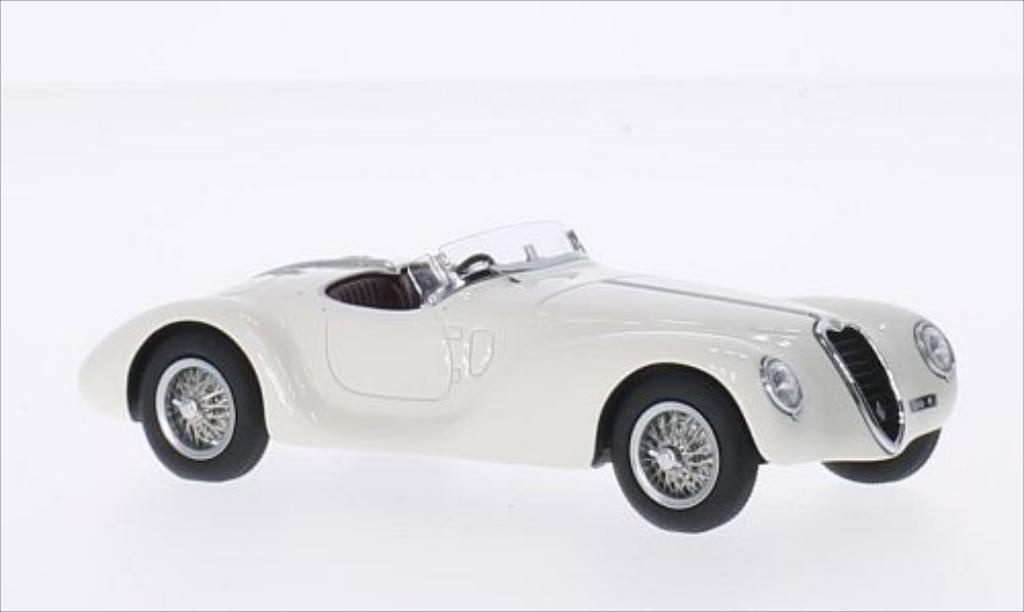 Alfa Romeo 6C 2500 1/43 Minichamps 2500 SS Corsa Spider bianco RHD 1939 modellino in miniatura