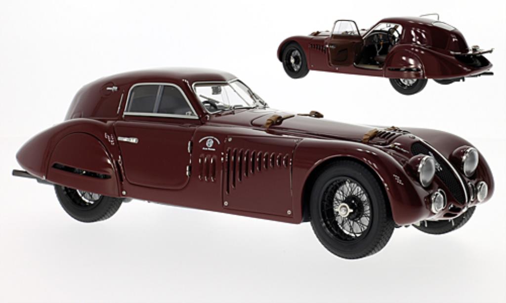 Alfa Romeo 8C 2900 1/18 CMC 2900 B Speciale Touring Coupe rosso 1938 modellino in miniatura