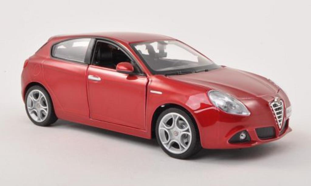 Alfa Romeo Giulietta 1/24 Burago (940) rosso modellino in miniatura