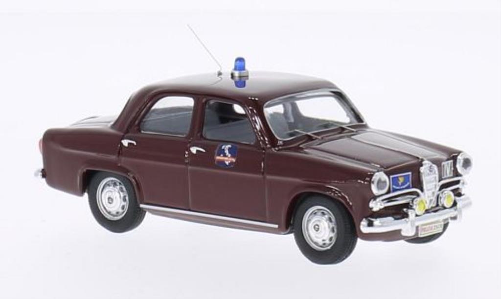 Alfa Romeo Giulietta 1/43 Rio Polizia Autostradale modellino in miniatura