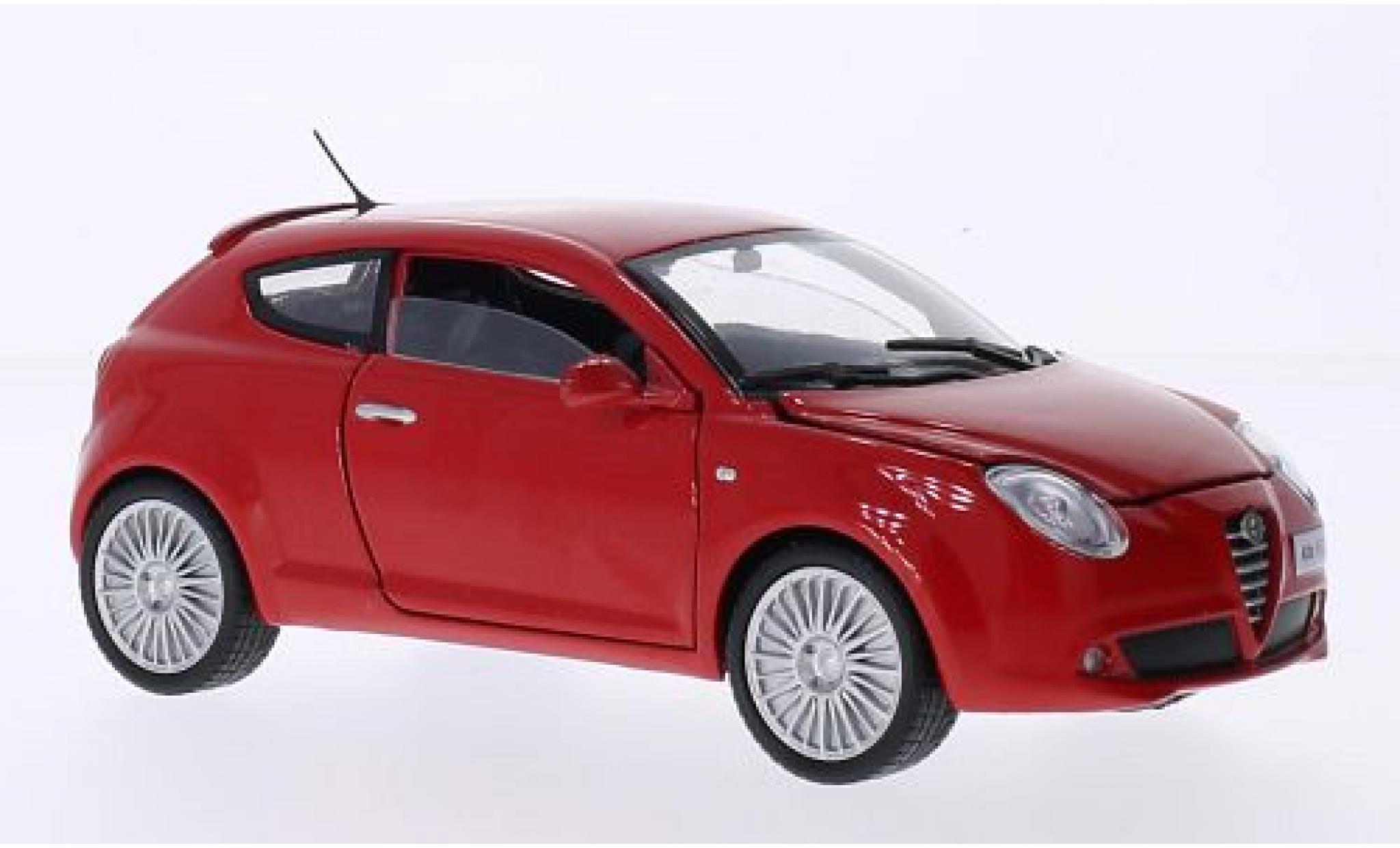 Alfa Romeo Mito 1/24 Motormax MiTo rot 1:24 modellino in miniatura