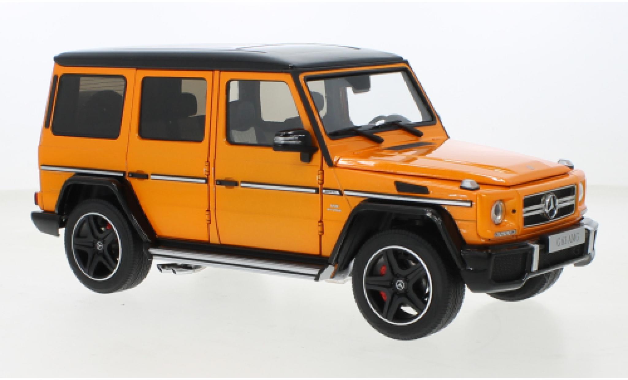Mercedes Classe G 1/18 Almost Real AMG G63 (W463) Colour Edition metallise orange/nero 2017 modellino in miniatura