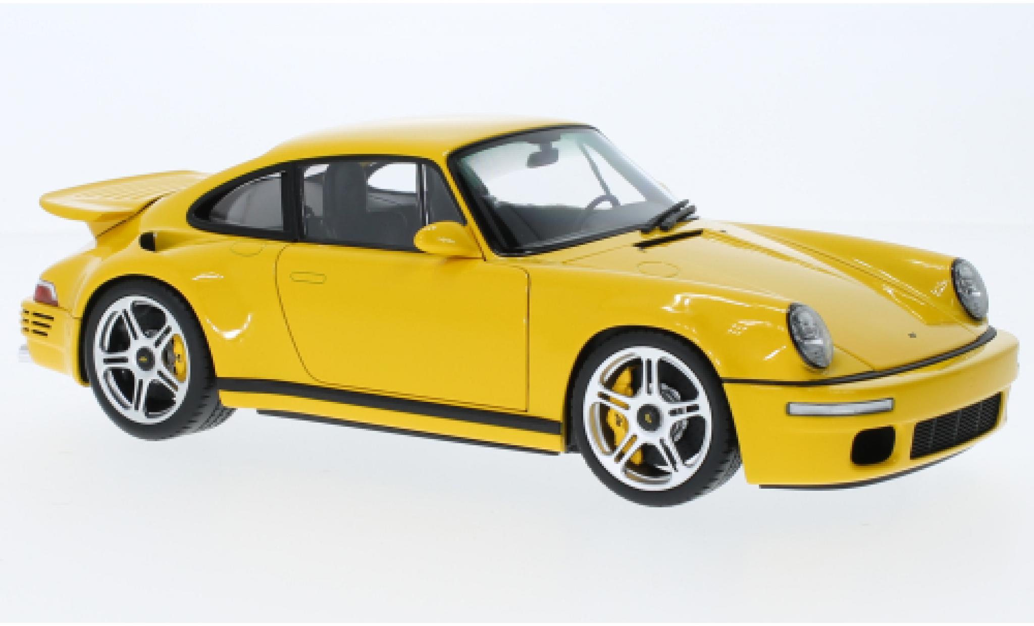 Ruf CTR 1/18 Almost Real Porsche 911 giallo 2017 modellino in miniatura
