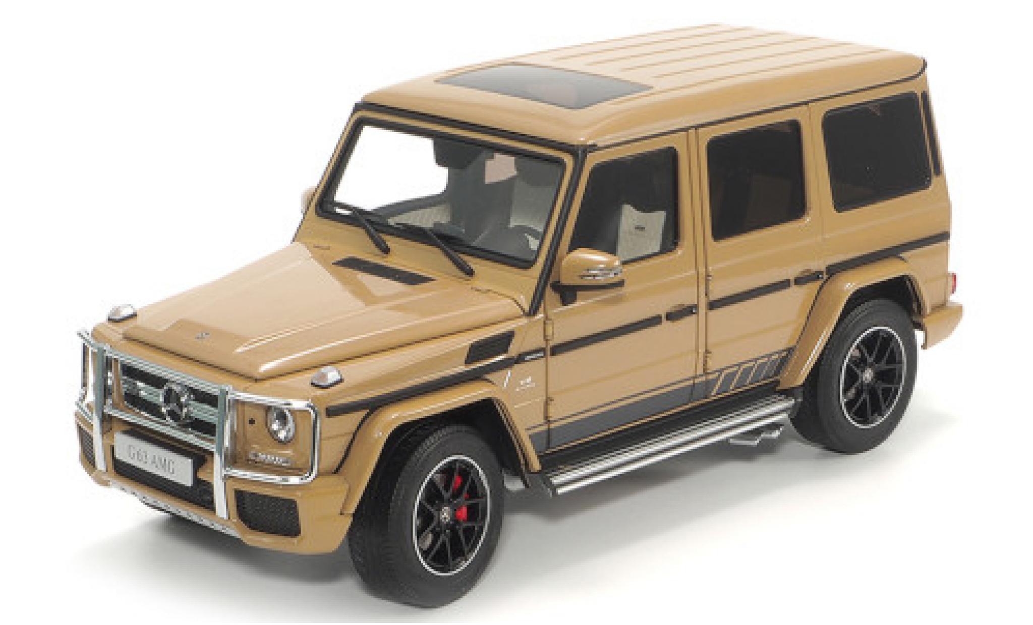 Mercedes CLA 1/18 Almost Real AMG Classe G (W463) 463 Edition beige 2015 modellino in miniatura