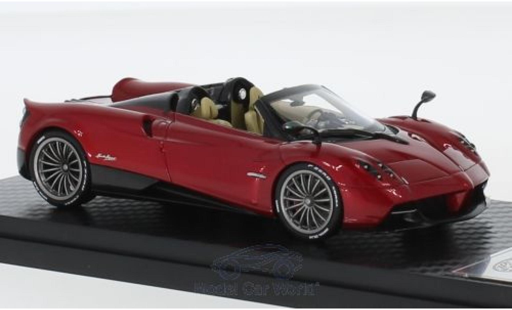 Pagani Huayra 1/43 Almost Real Roadster metallico rosso 2017 modellino in miniatura
