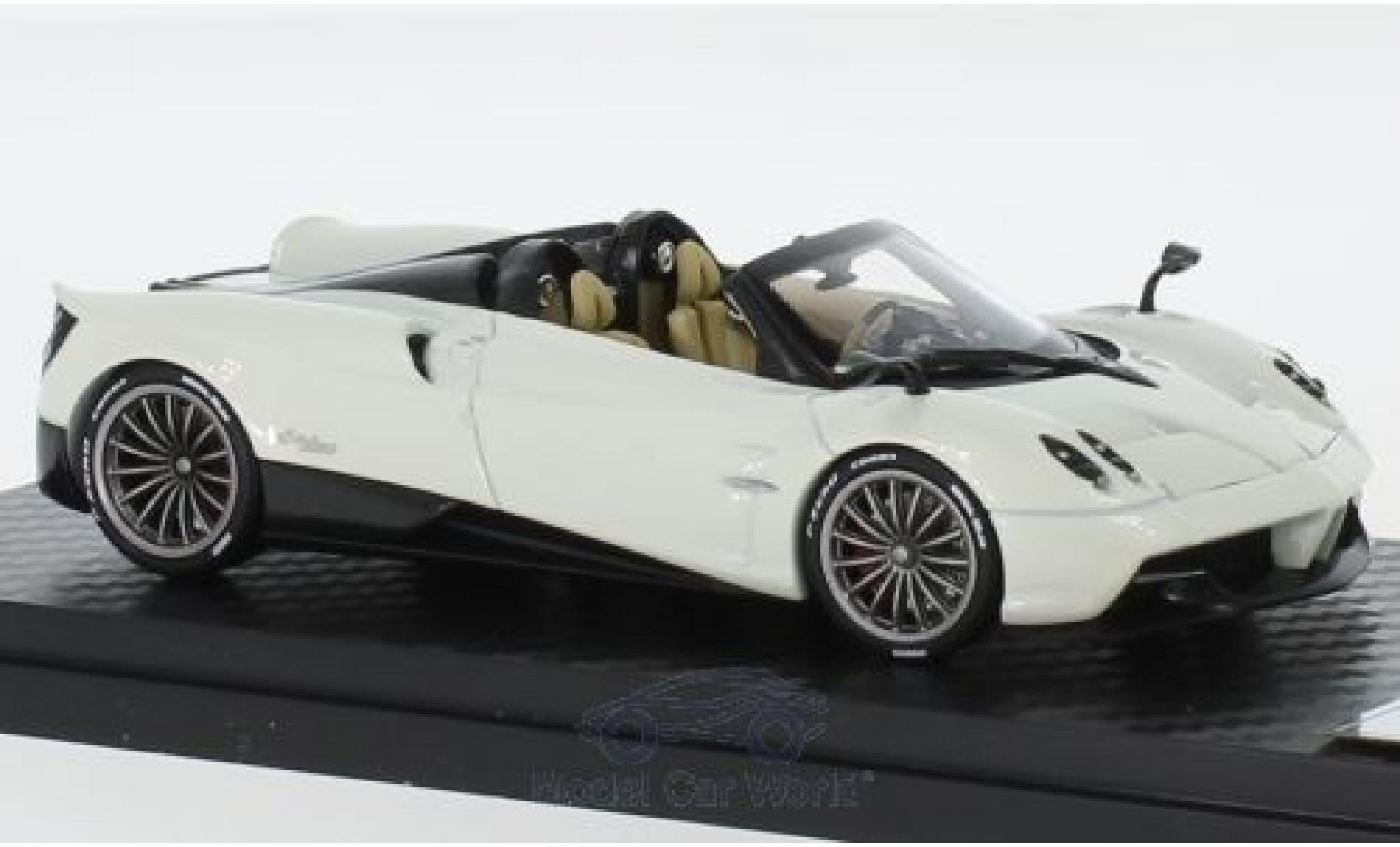 Pagani Huayra 1/43 Almost Real Roadster bianco 2017 modellino in miniatura