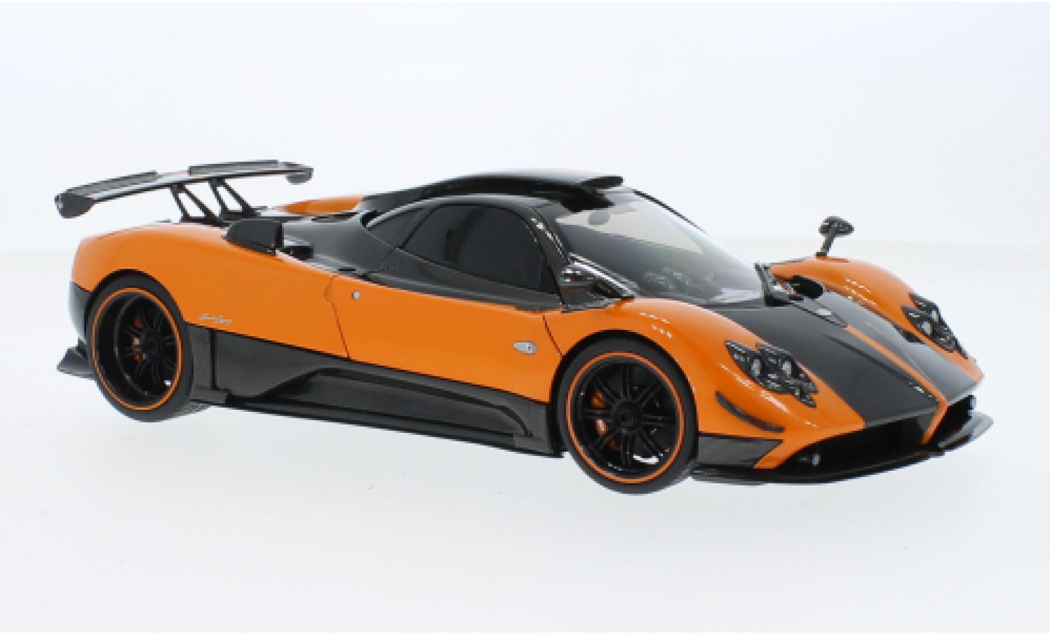 Pagani Zonda 1/18 Almost Real Cinque Coupe orange/schwarz 2009 1:18 modellino in miniatura