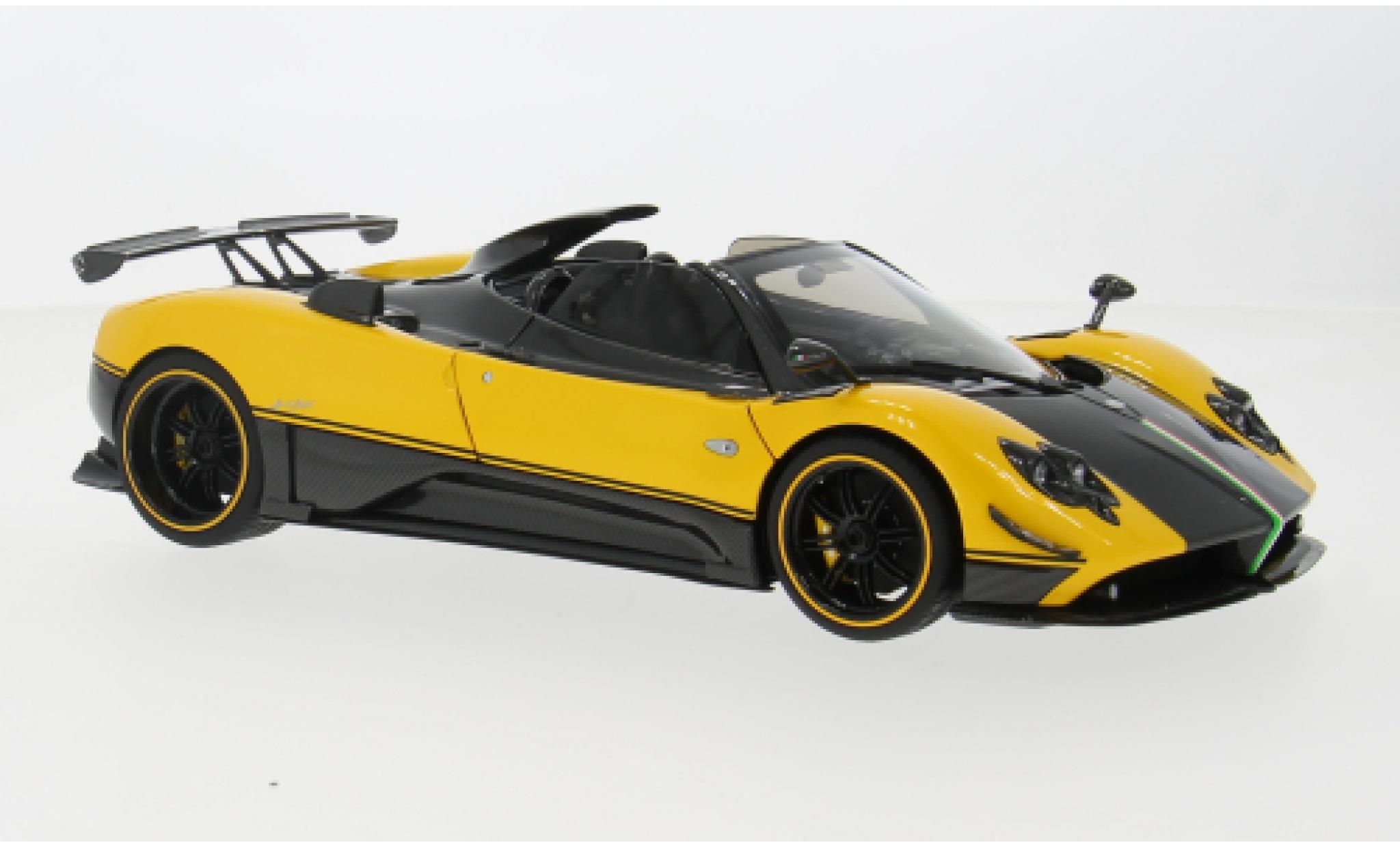 Pagani Zonda 1/18 Almost Real cinque gelb/schwarz 2009 1:18 modellino in miniatura