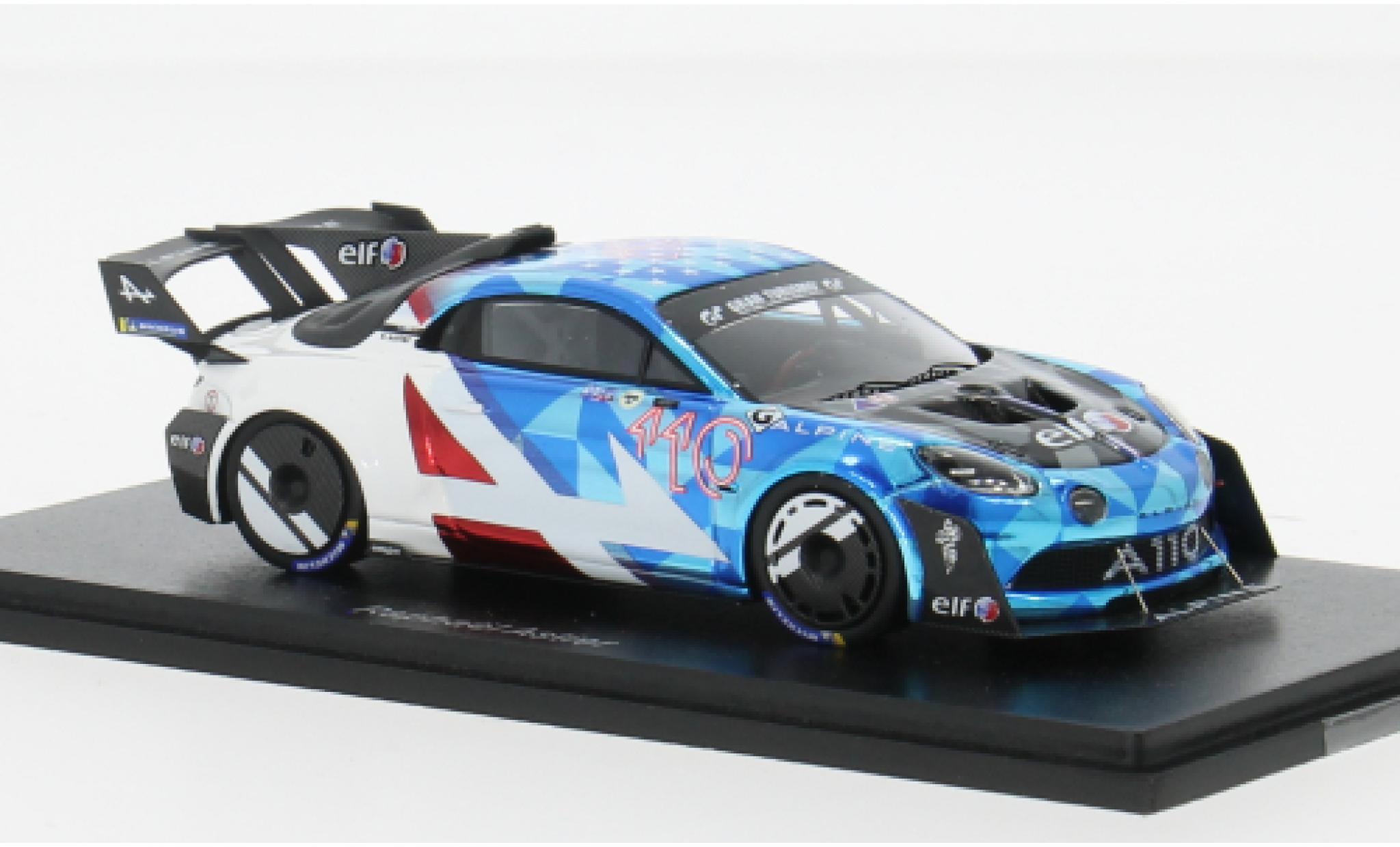 Aston Martin V8 Vantage GT4 Spark Alpine A110 GT4 Evo #110 1:43 modellino in miniatura