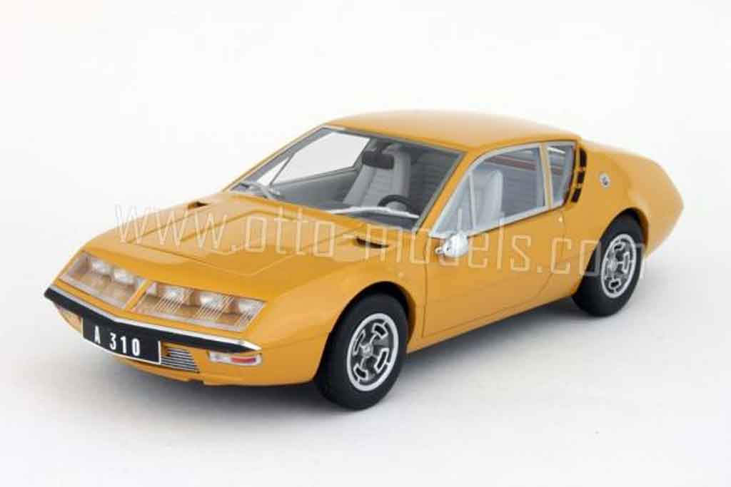 Alpine A310 1/18 Ottomobile 1600 orange 1972 modellino in miniatura