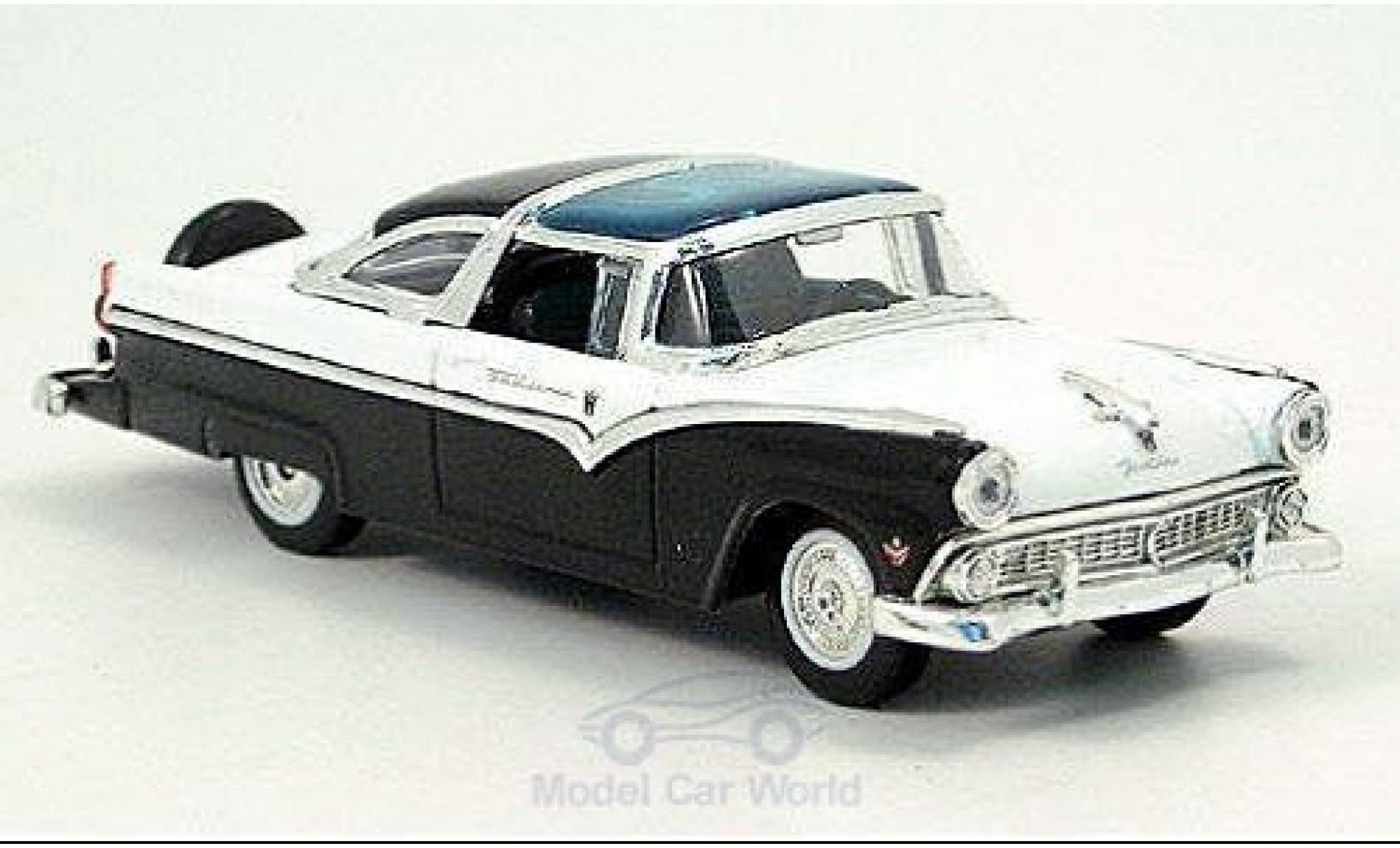Ford Crown 1/43 Yat Ming Victoria bianco/nero 1955 modellino in miniatura