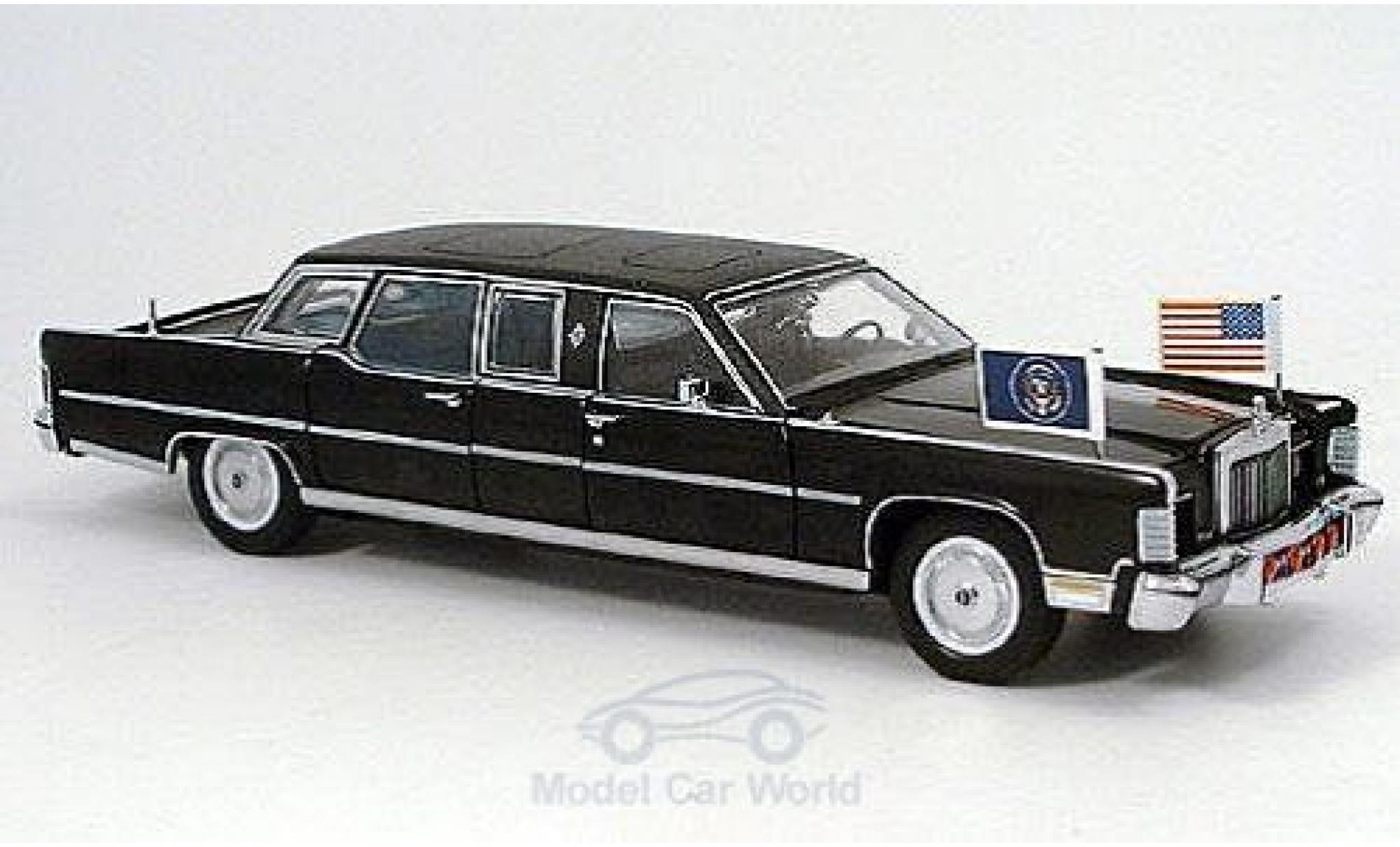 Lincoln Continental 1/24 Yat Ming Reagan Car 1972 US-Standarten liegen bei modellino in miniatura